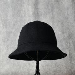 Angora Wool Bell Hat "BOYZ" (BLACK) / アンゴラウール ベル型ハット