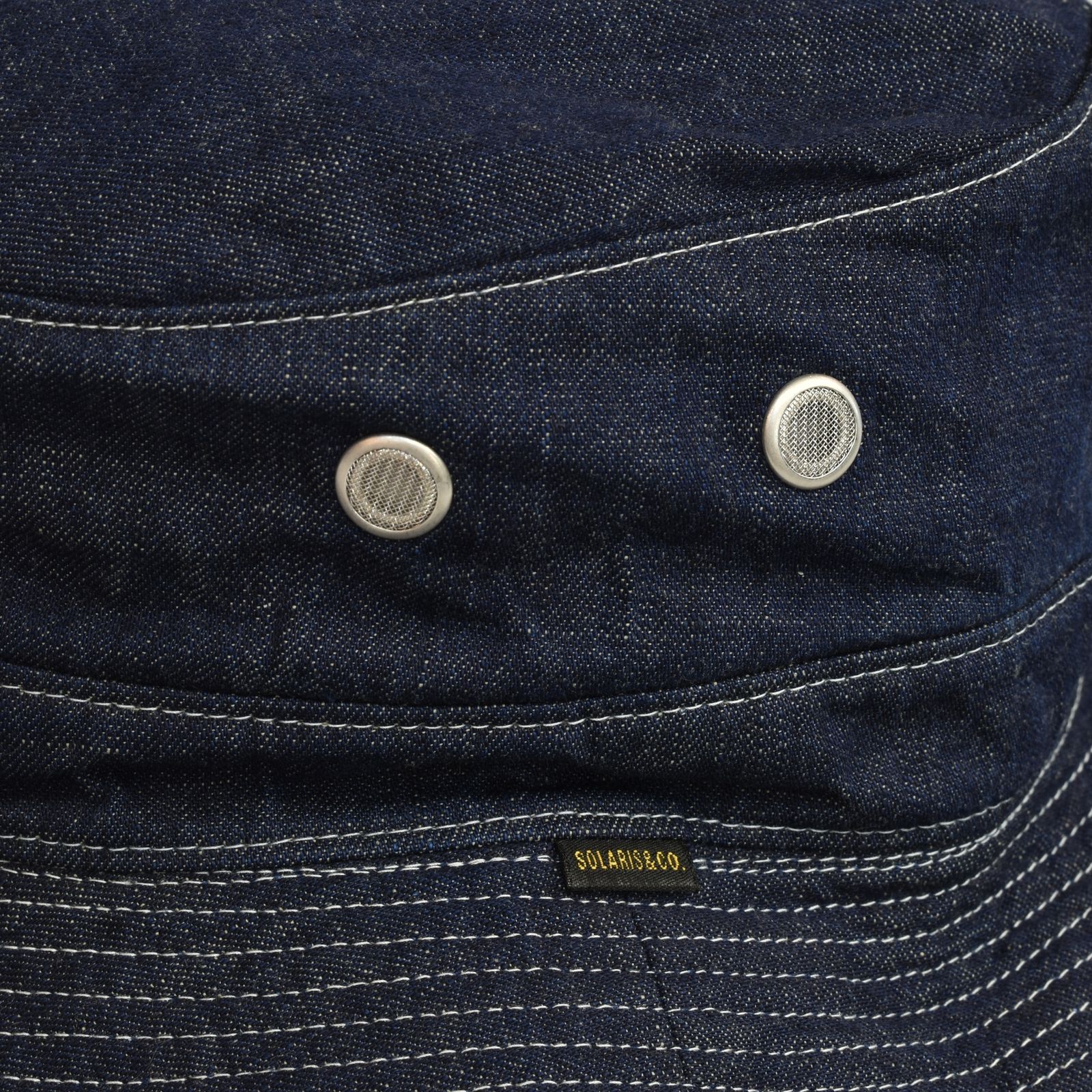 8oz Denim Jungle Hat "BARNES" (ONE WASH)｜ジャングルハット｜Y01007