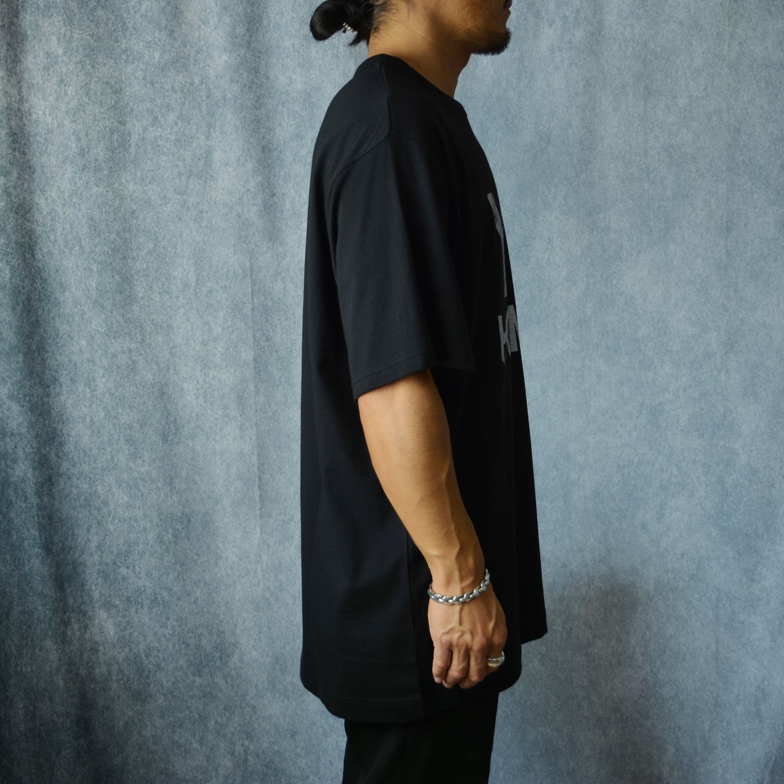 [ Yohji Yamamoto/2024ss] YYH PT SHORT SLEEVE T★国内直営店 Yohji Yamamoto/2024ss] BACK SIDE PT SHORT SLEEVE T☆国内発