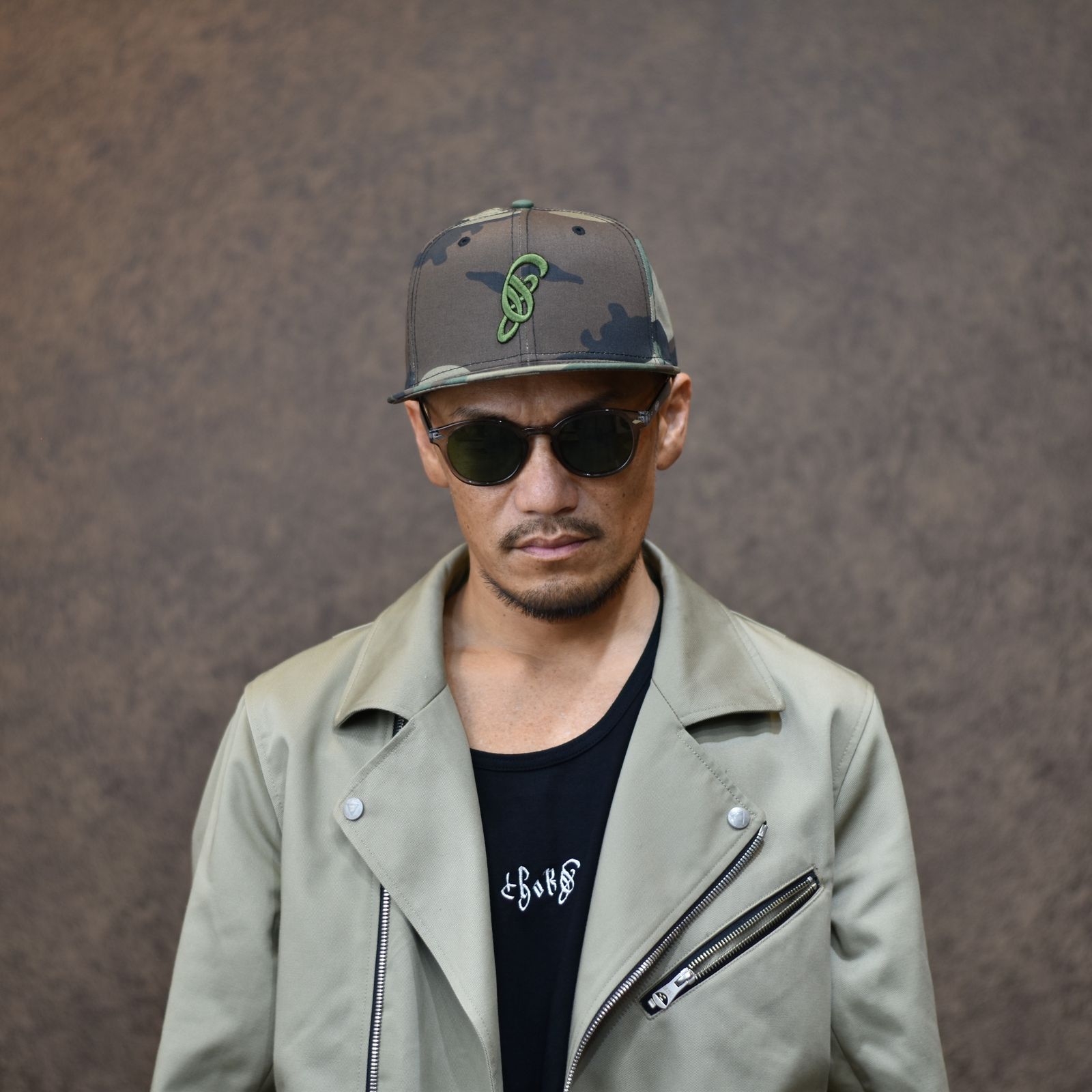 NEWERA 9FIFTY SNAPBACK ”d”  LOGO CAP (CAMO×KHAKI) / ニューエラ スナップバック ロゴ キャップ