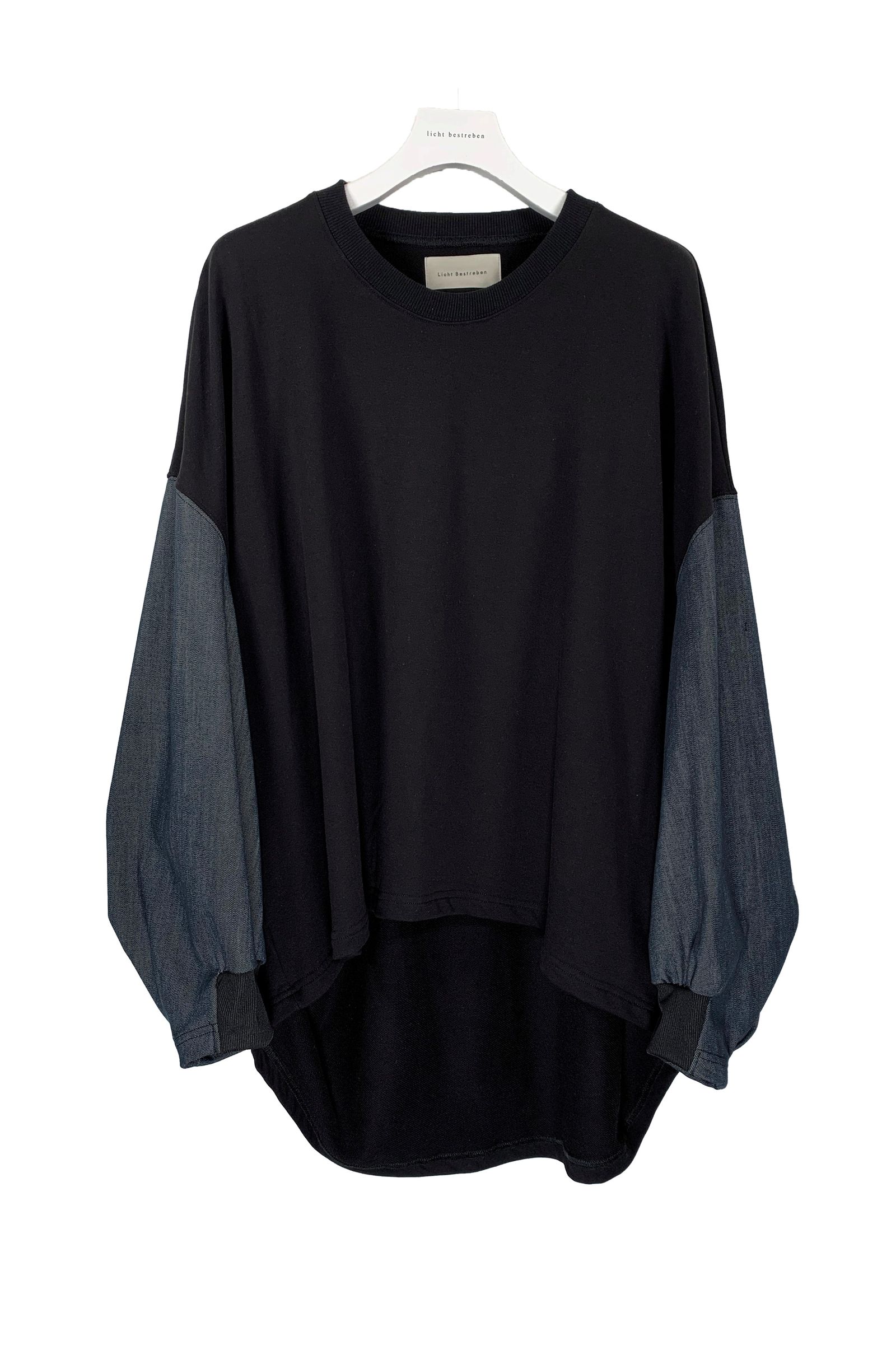 コンビネーションプルオーバー / LB21FW-PO02-DN (BLACK×NAVY)