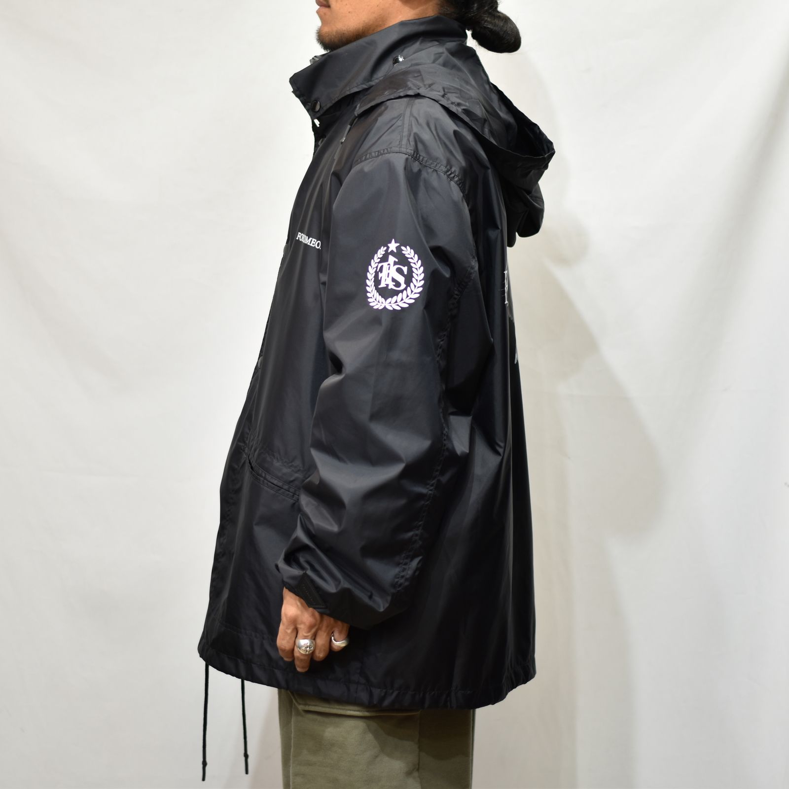 EAGLE WINDBREAKER (BLACK) ウインドブレーカー イーグルプリント