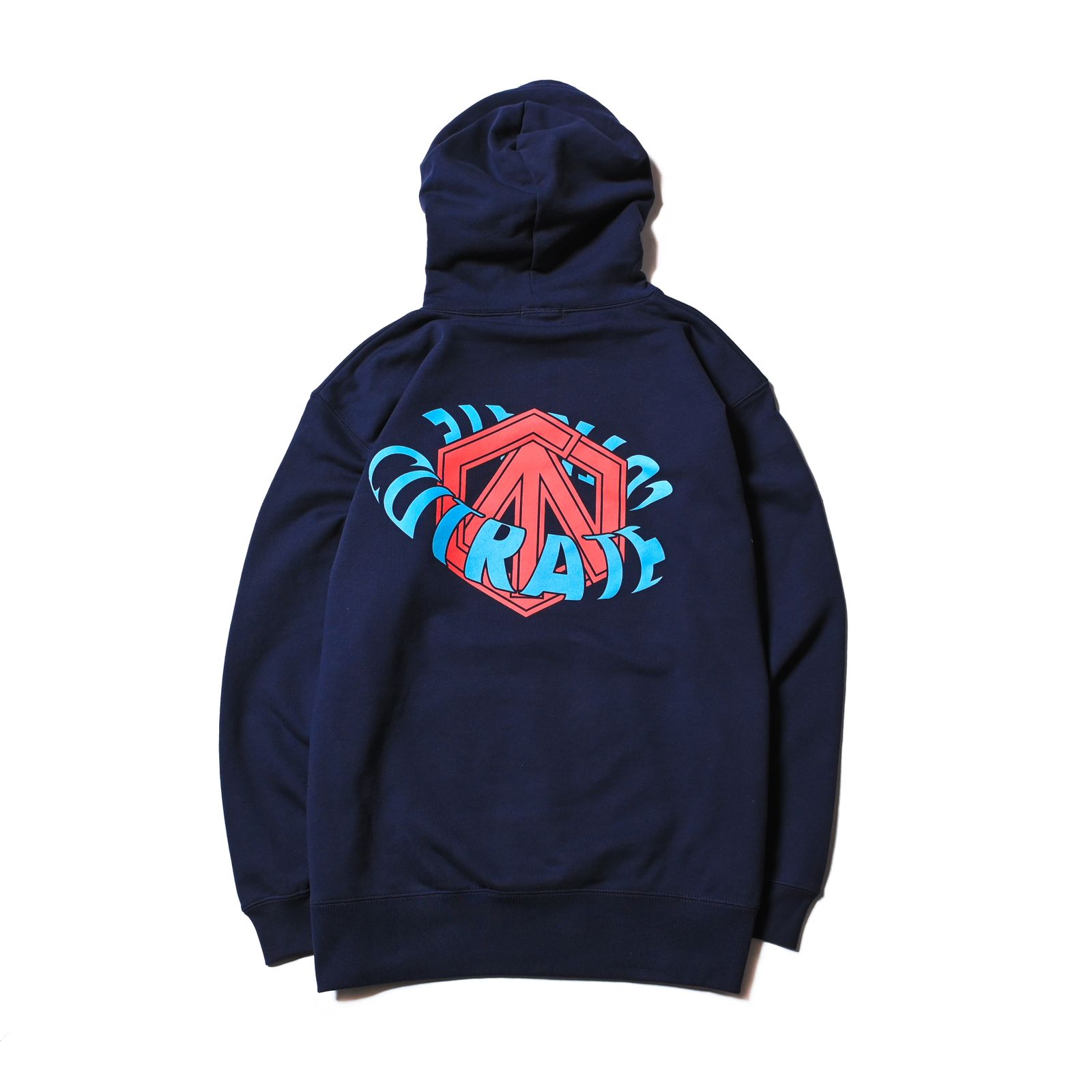 CUTRATE NS LOGO L/S PULLOVER PARKA  (NAVY)