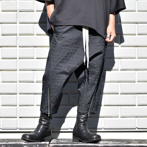 quilting passive pants (BLACK) / キルティング パッシブ パンツ
