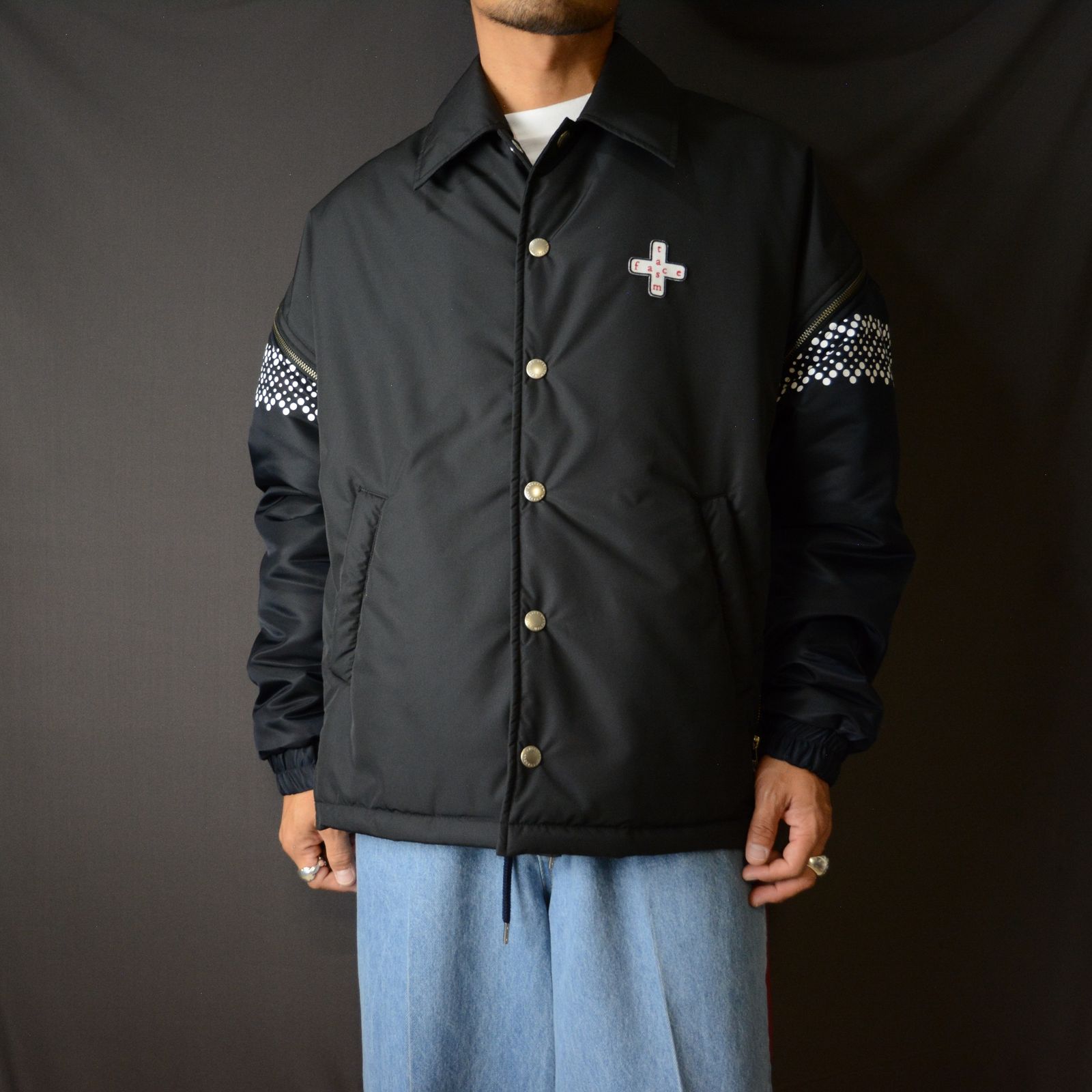 MATEFACETASM LAYERED COACH JACKET コーチジャケット - ナイロン