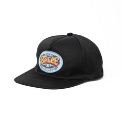 SIGNBOARD WAPPEN CAP ＜NATURALLY PAINT DESIGN＞ (BLACK)｜ワッペン キャップ｜CL-26AWNT003