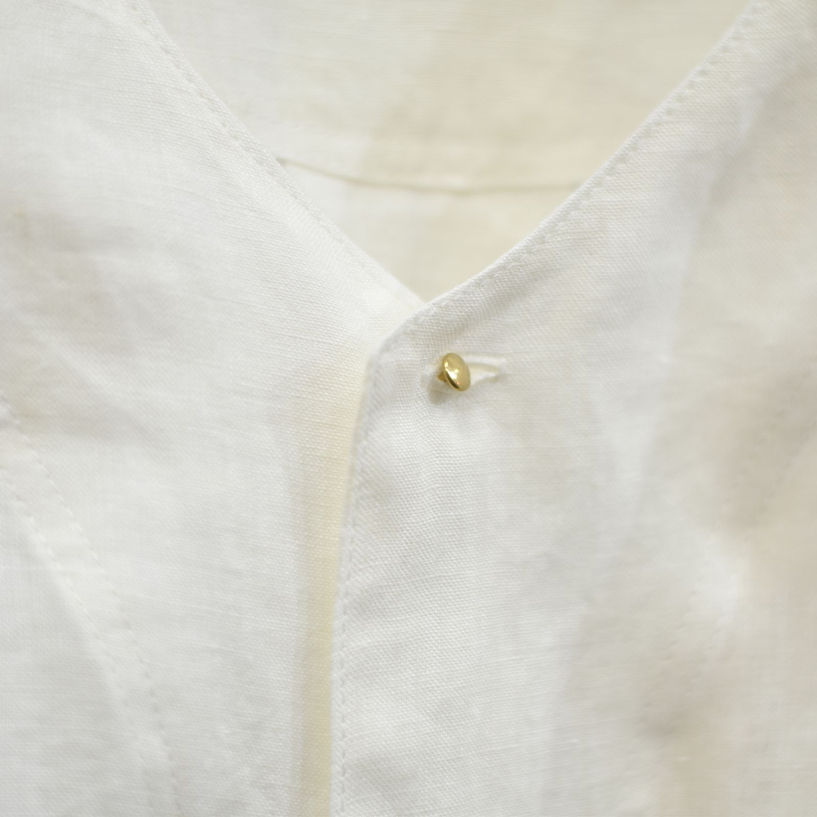 Koikuchi Shirt "HANABI" (WHITE) / 鯉口シャツ