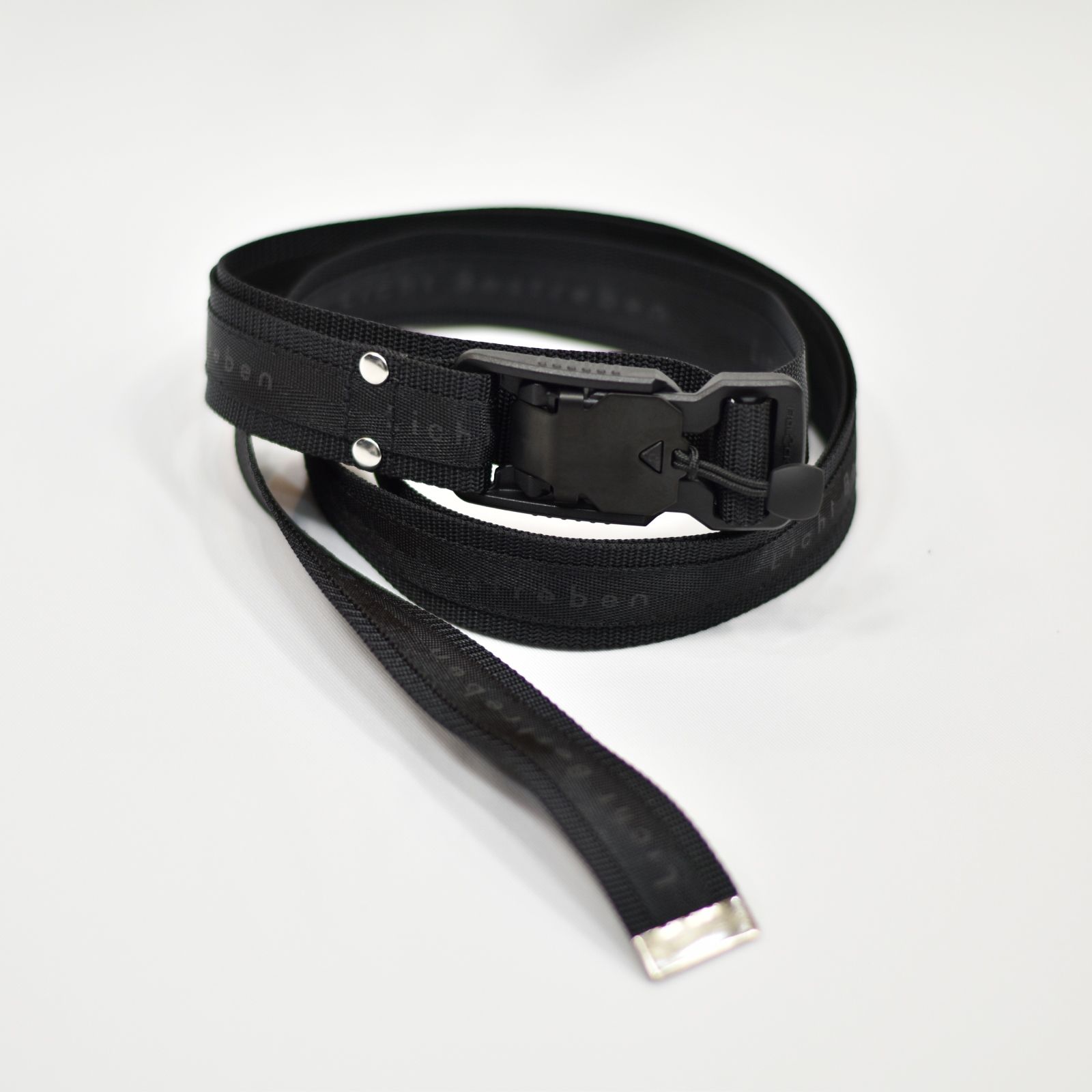 マグネットバックルロングベルト / LB22SS-AC01 (BLACK×BLACK)