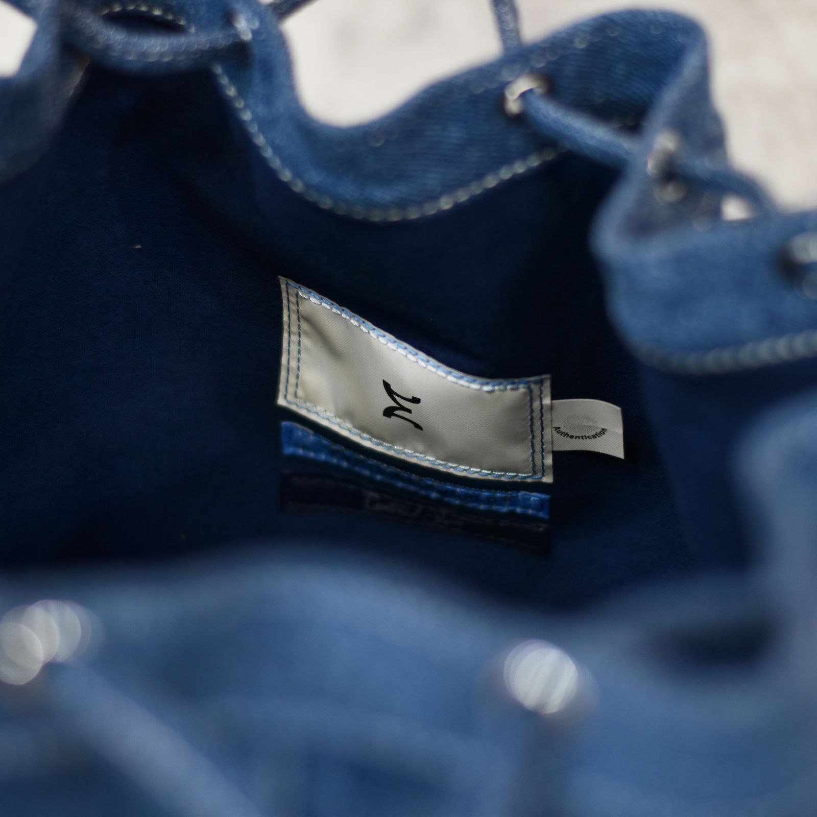 TOOL BAG  (MULTI DENIM) | バケットバッグ 巾着バッグ