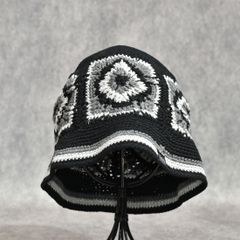 再入荷｜Crochet Hat "SUNBIRD" (BLACK)｜クロシェハット｜X01001