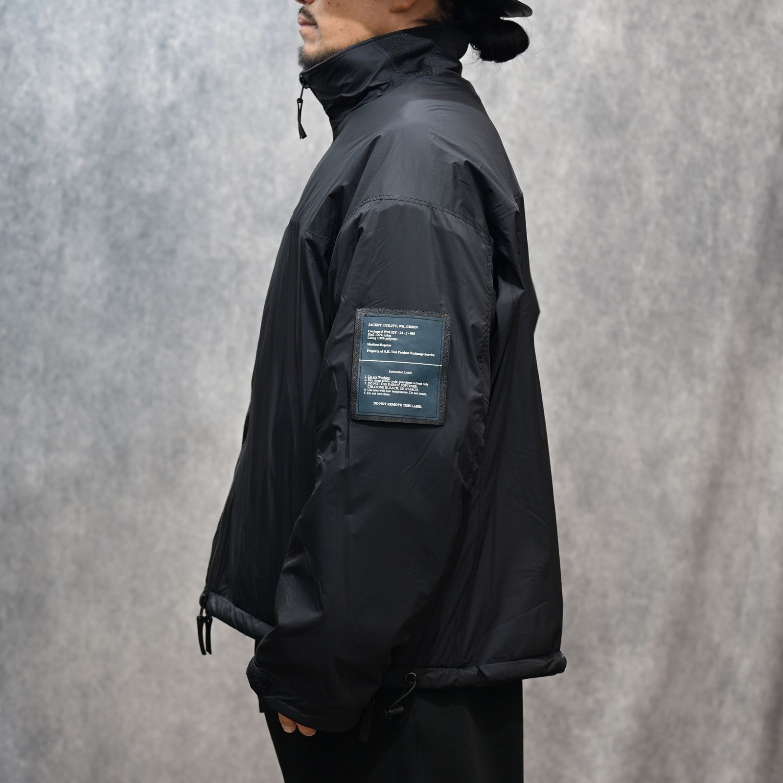 REVERSIBLE OVERSHIRT （BLACK）｜リバーシブル オーバーシャツ｜9252-BL01-003