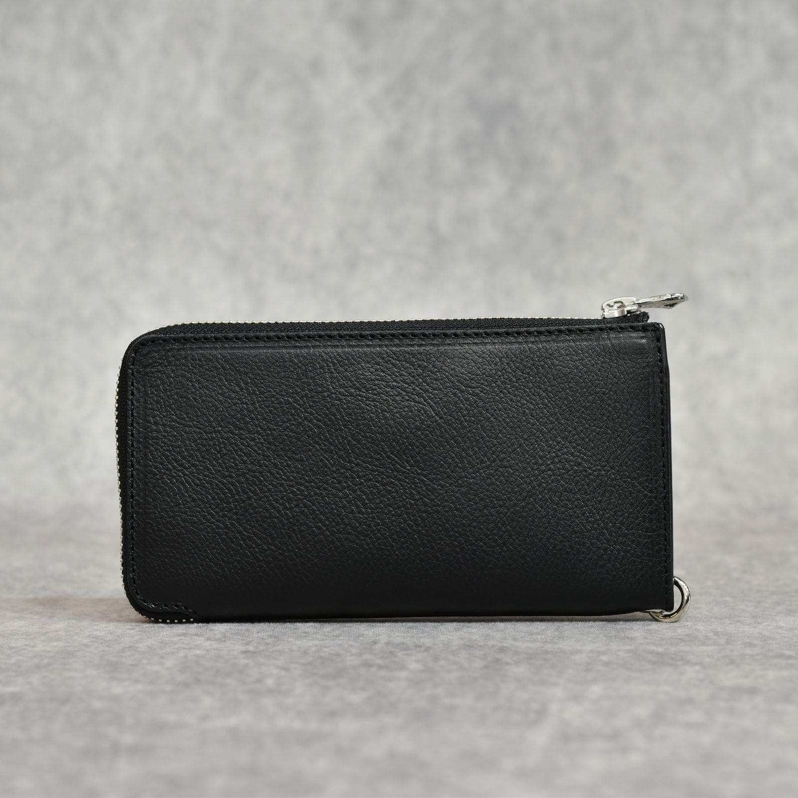 STUDS LEATHER ZIP MULTI LONG WALLET (BLACK)｜スタッズレザー ジップマルチウォレット 長財布｜CL-26SS014LE