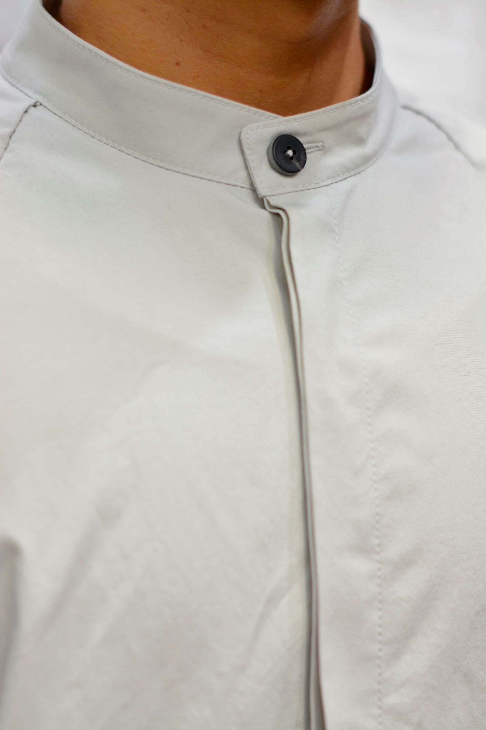 STAND COLLAR SHIRT B/D UNLINED JS-1