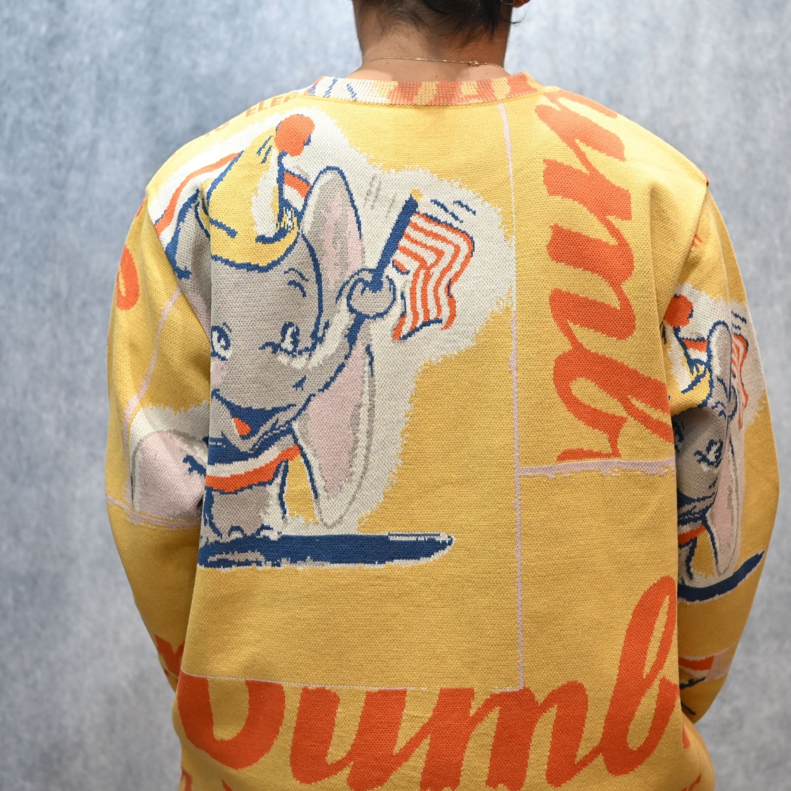 DISNEY VP / PC KNIT COLLECTION CREWNECK  (DUMB/YELLOW)｜ディズニー ニット （ダンボ/イエロー） DP-030-3672-71