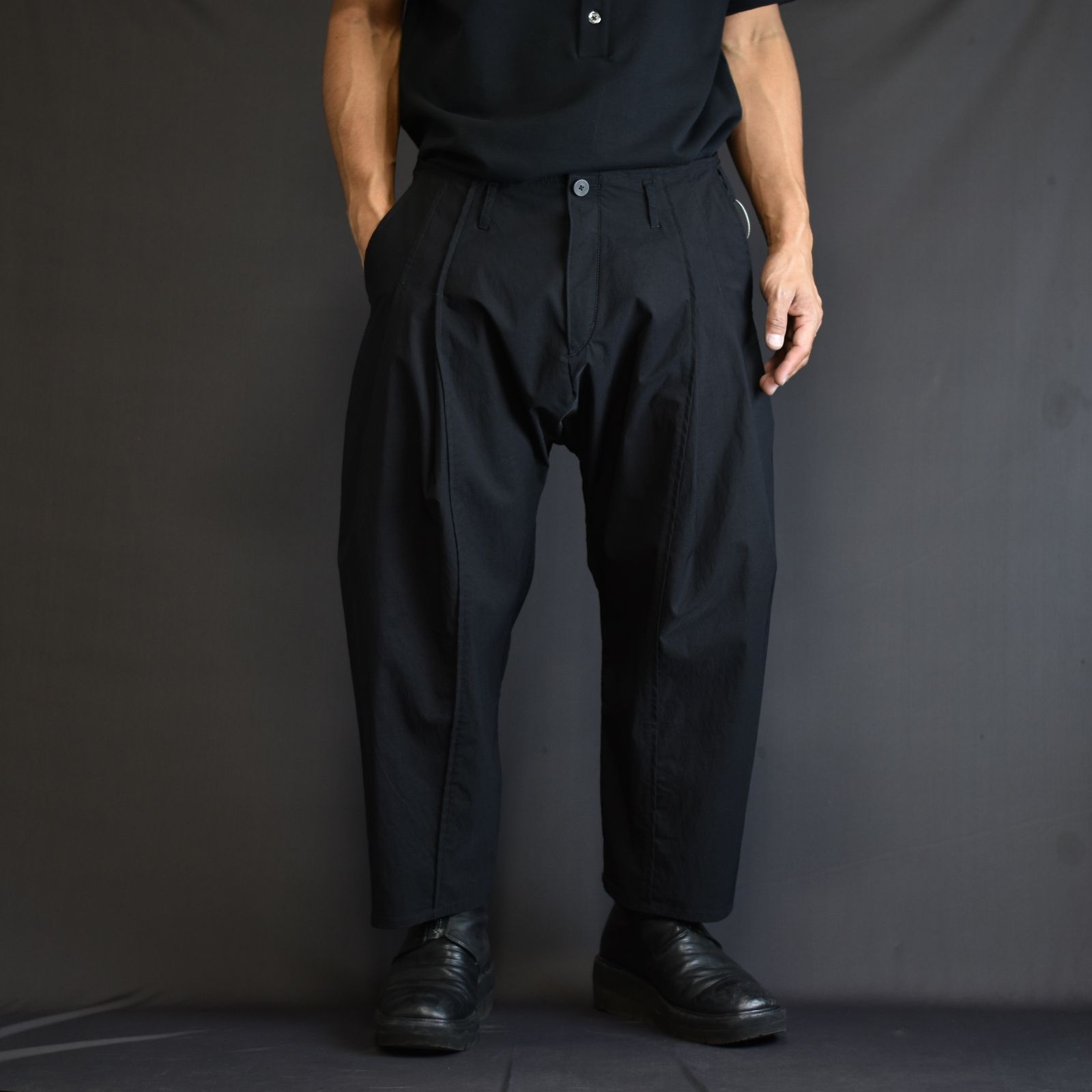 ELASTAN PANTS 2 TUCK BP-1C UNLINED