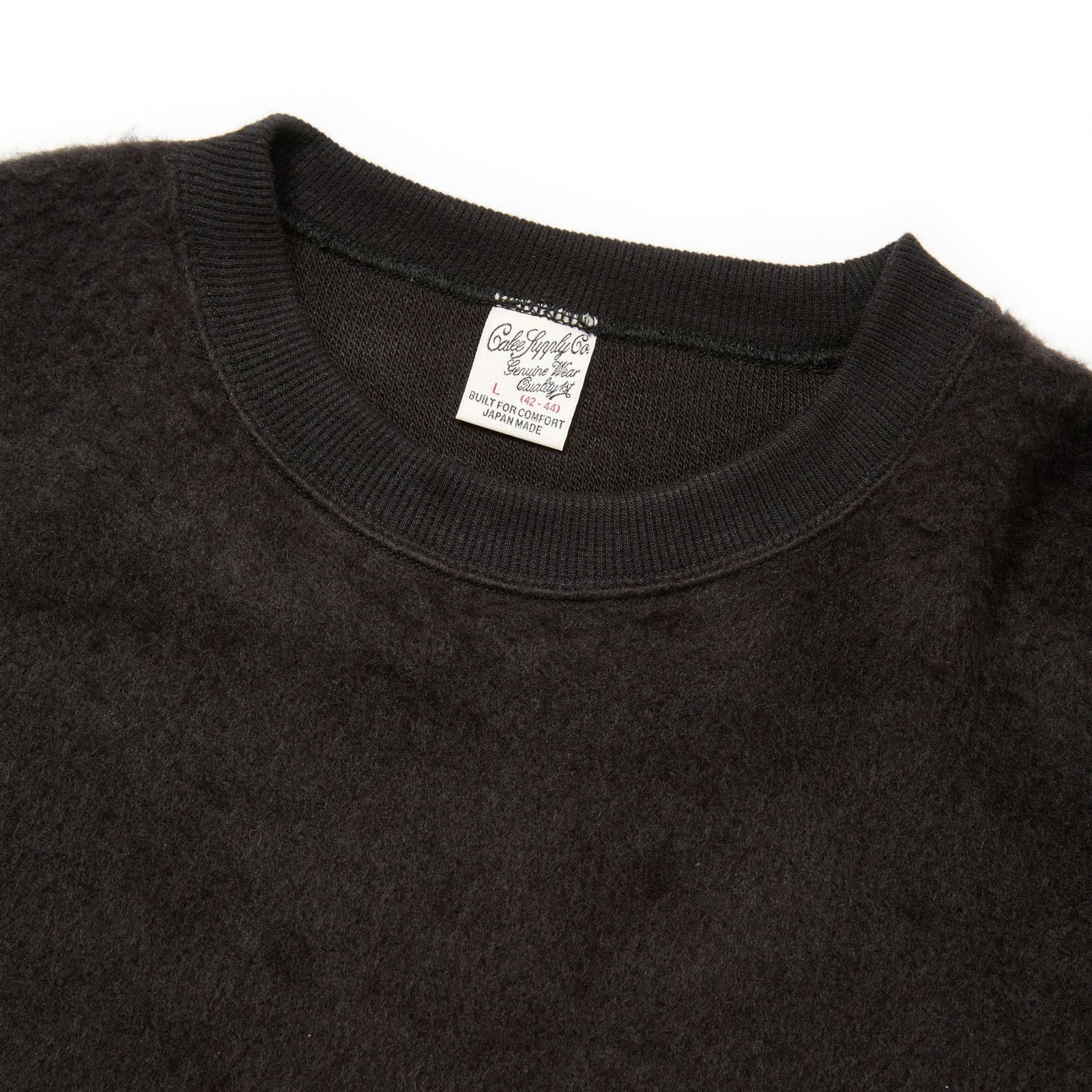 SHAGGY FABRIC CREW NECK SW (BLACK)｜シャギー クルーネック スウェット トレーナー｜CL-25AW036