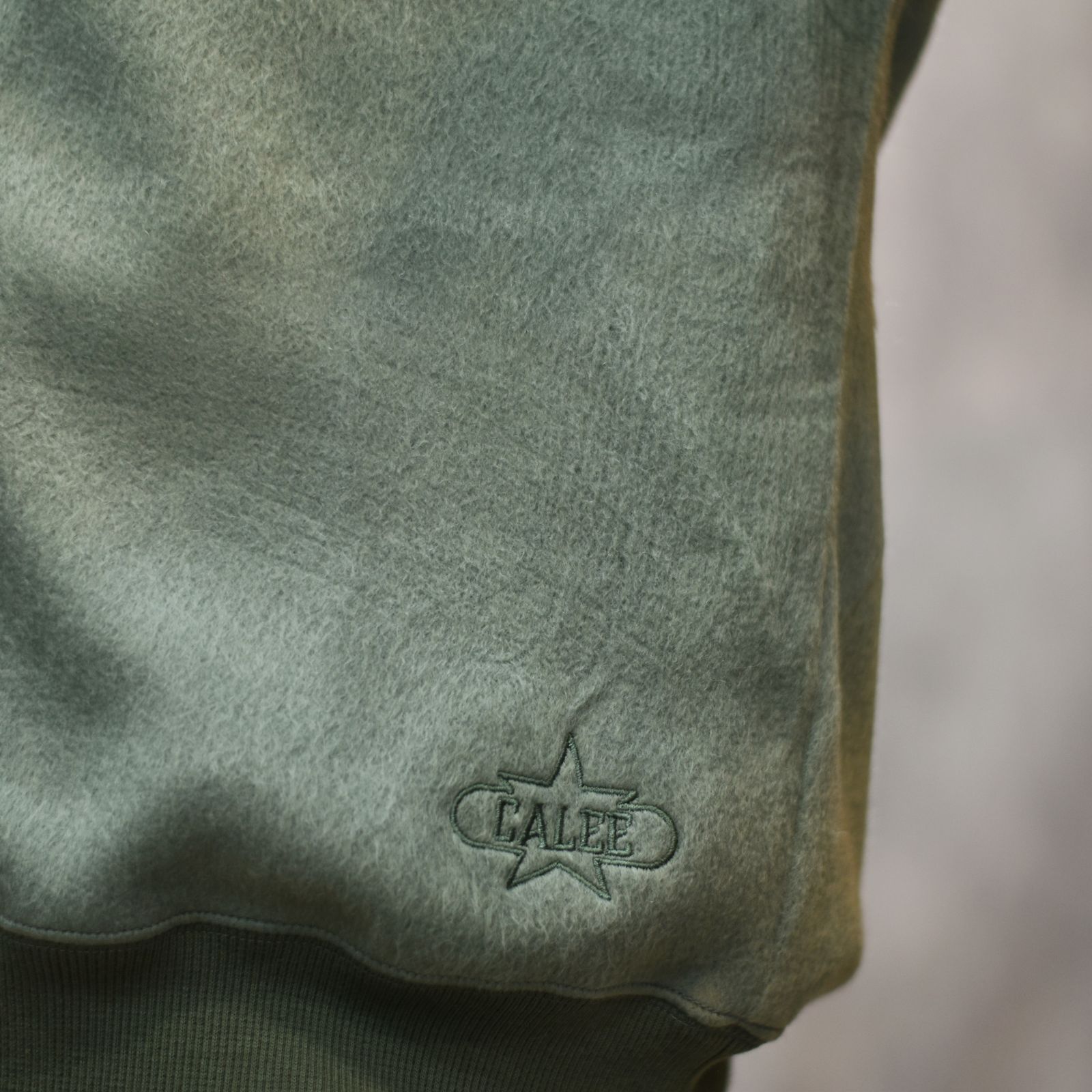 SHAGGY FABRIC CREW NECK SW (GREEN)｜シャギー クルーネック スウェット トレーナー｜CL-25AW036