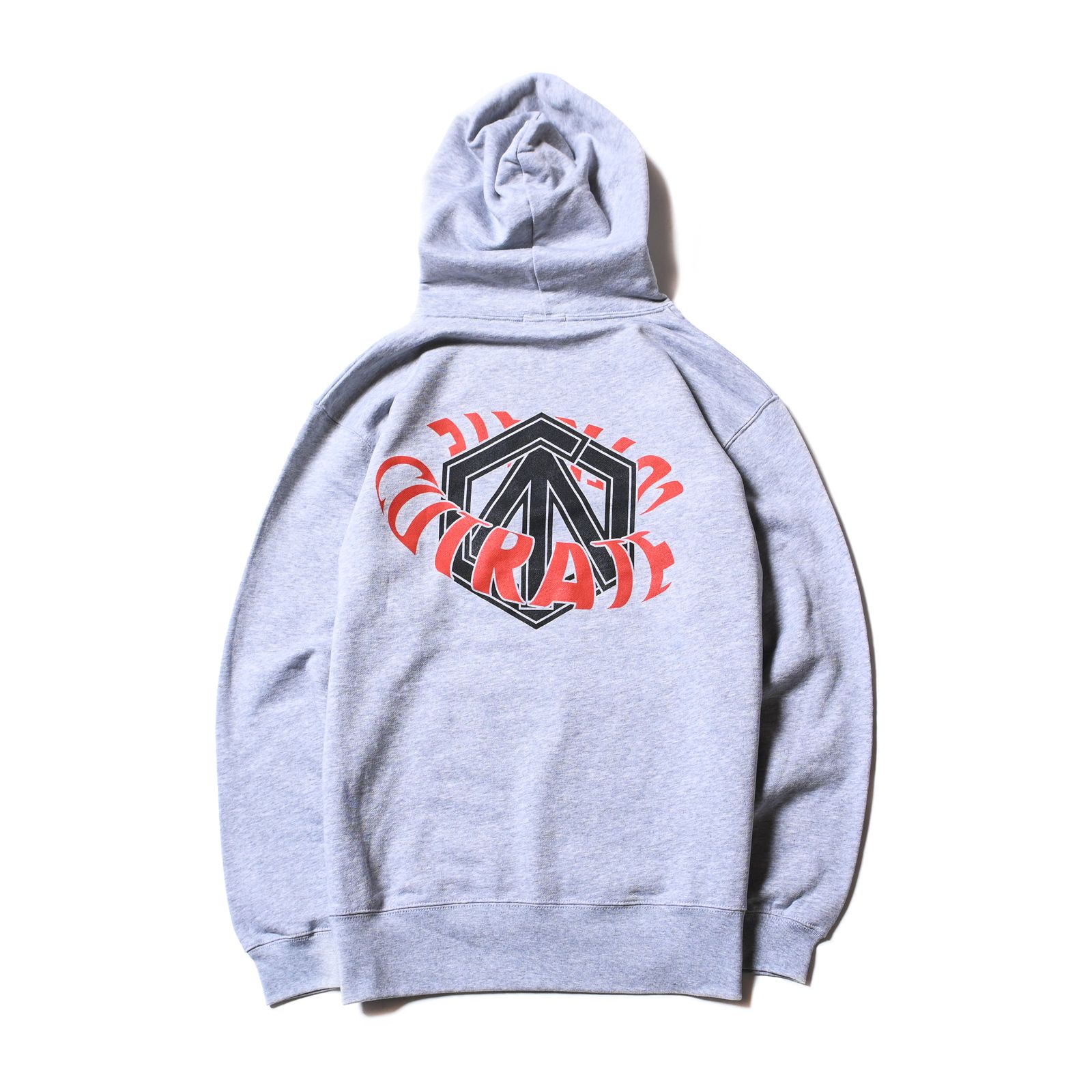 CUTRATE NS LOGO L/S PULLOVER PARKA  (GRAY)