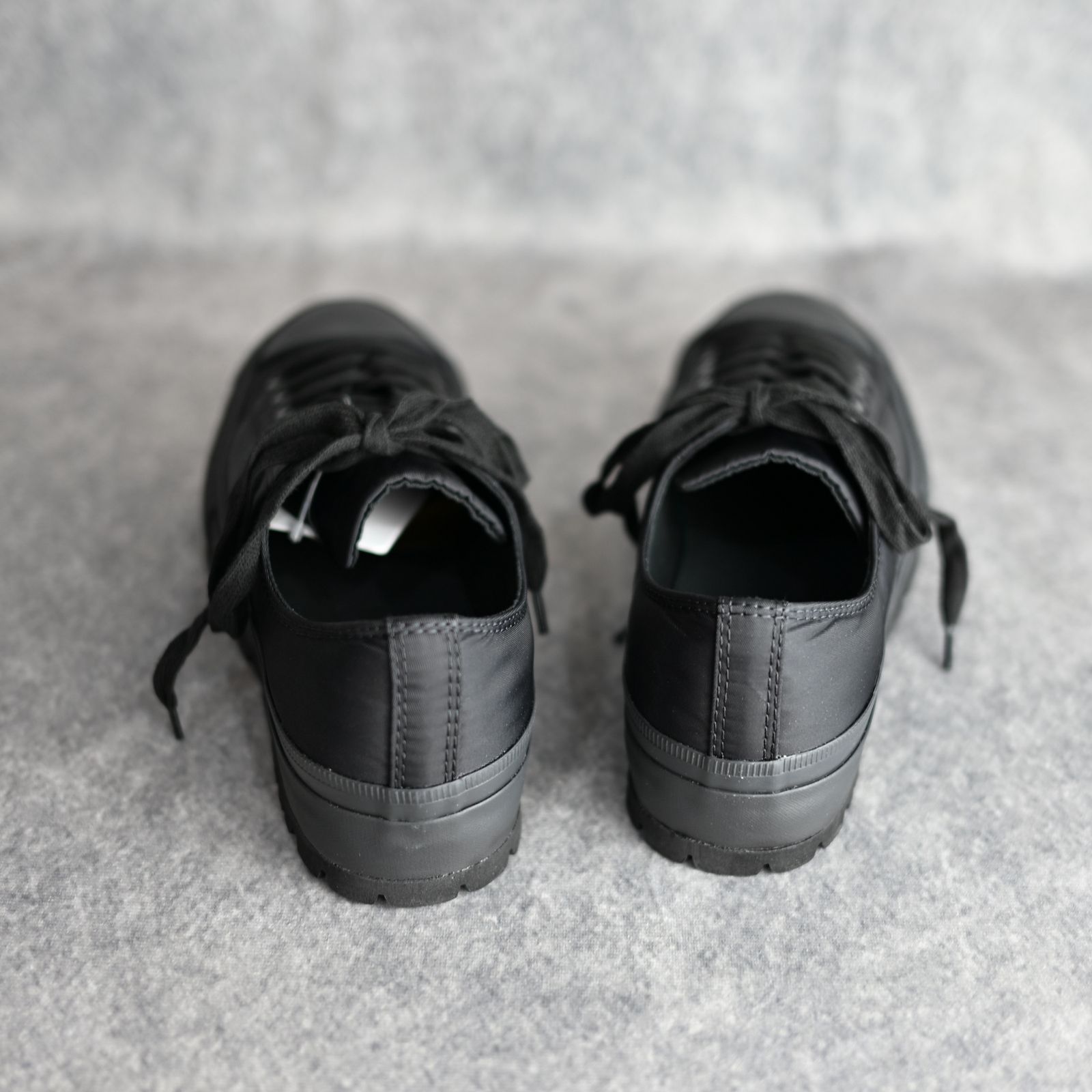 NYLON SNEAKERS （BLACK） / ナイロン ロウトップ スニーカー（ブラック） / HO-E01-660