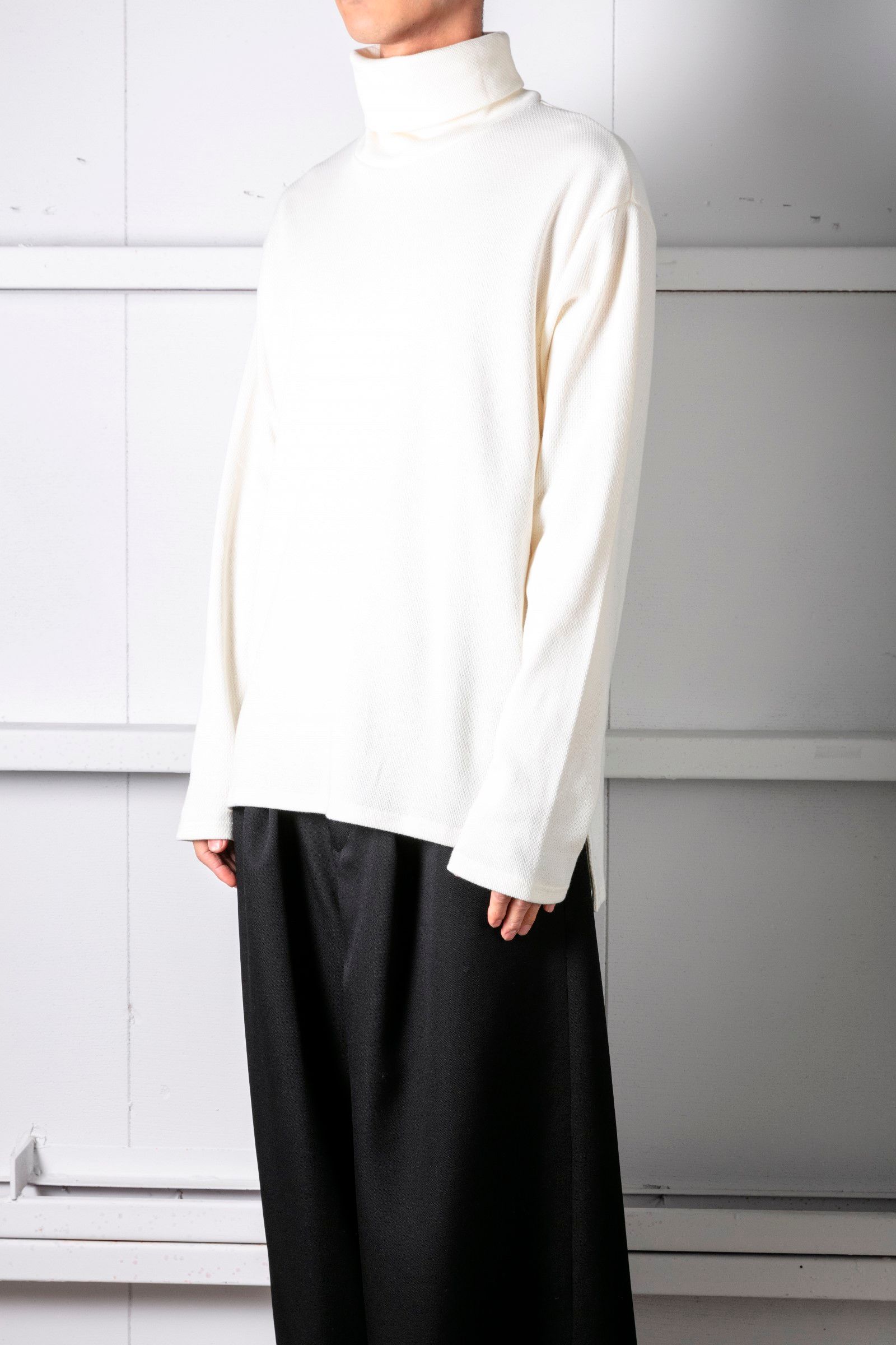base layer turtle neck 2 (OFF WHITE) / ベース レイヤー タートルネック 2