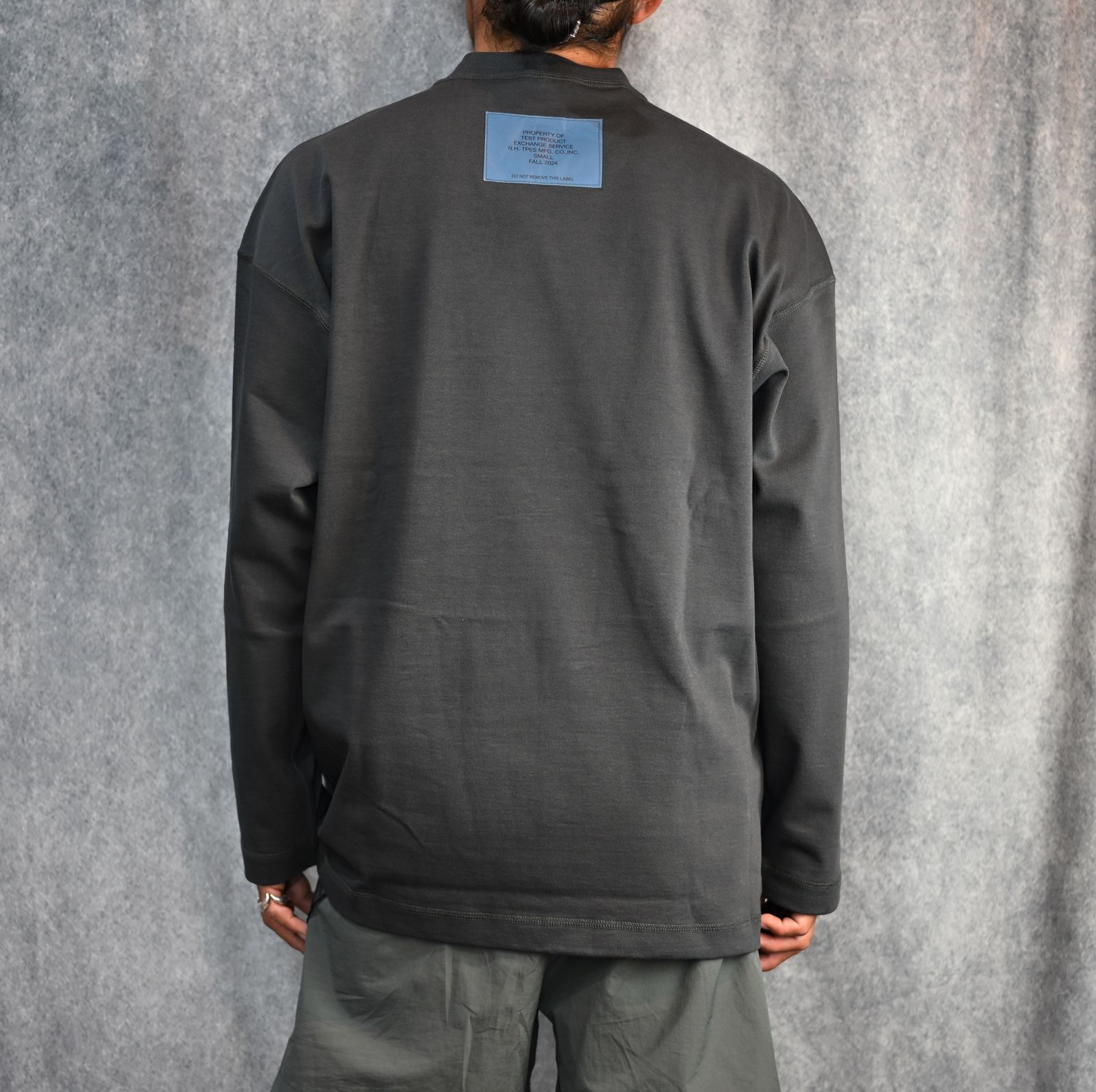 N.HOOLYWOOD エヌハリウッド　 新品タグ付き　長袖 シャツ N.HOOLYWOOD - POKET LONG SLEEVE T-SHIRT （CHARCOAL