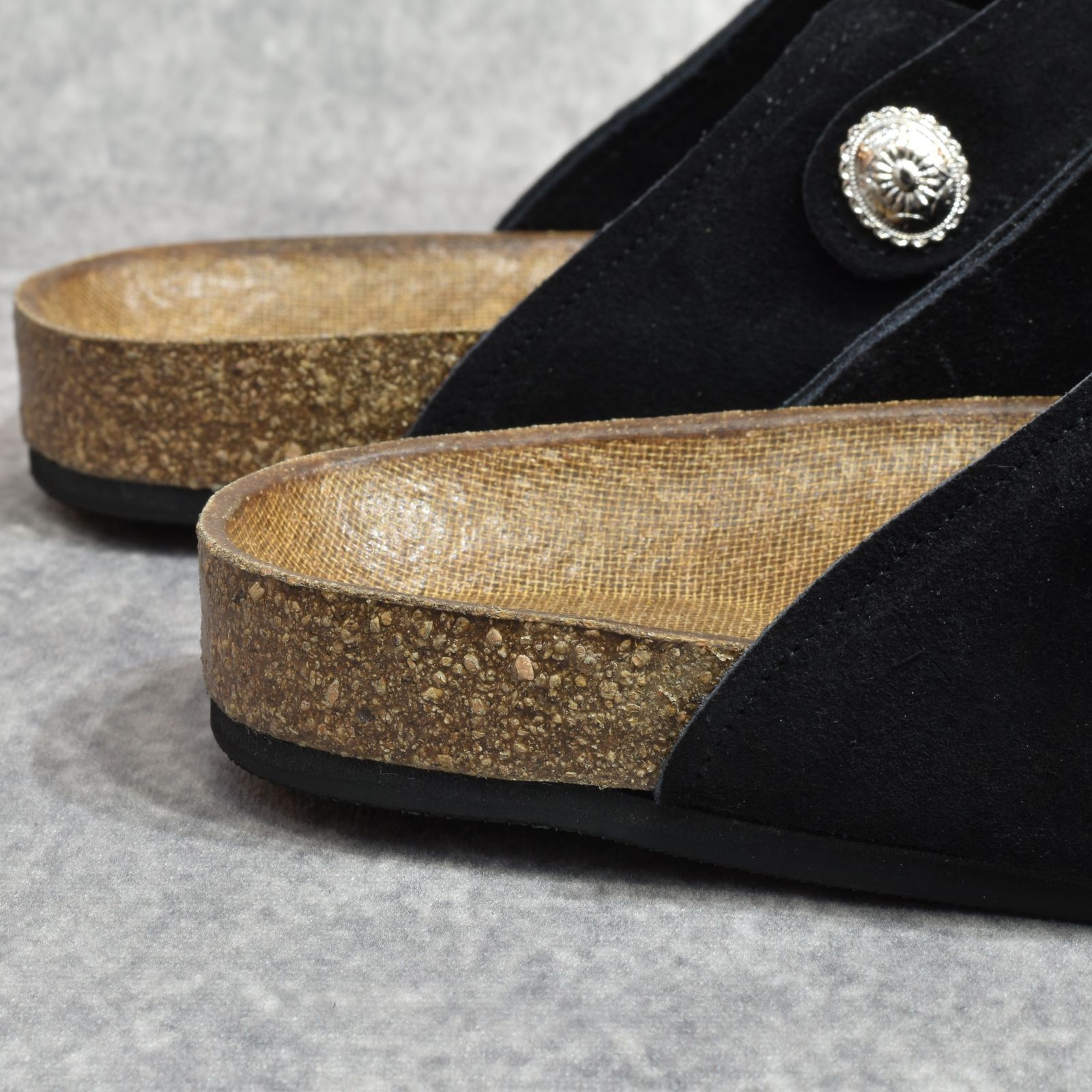 el conductorH - FLAME PATTERN SABO SANDALS (BK)｜フレームパターン