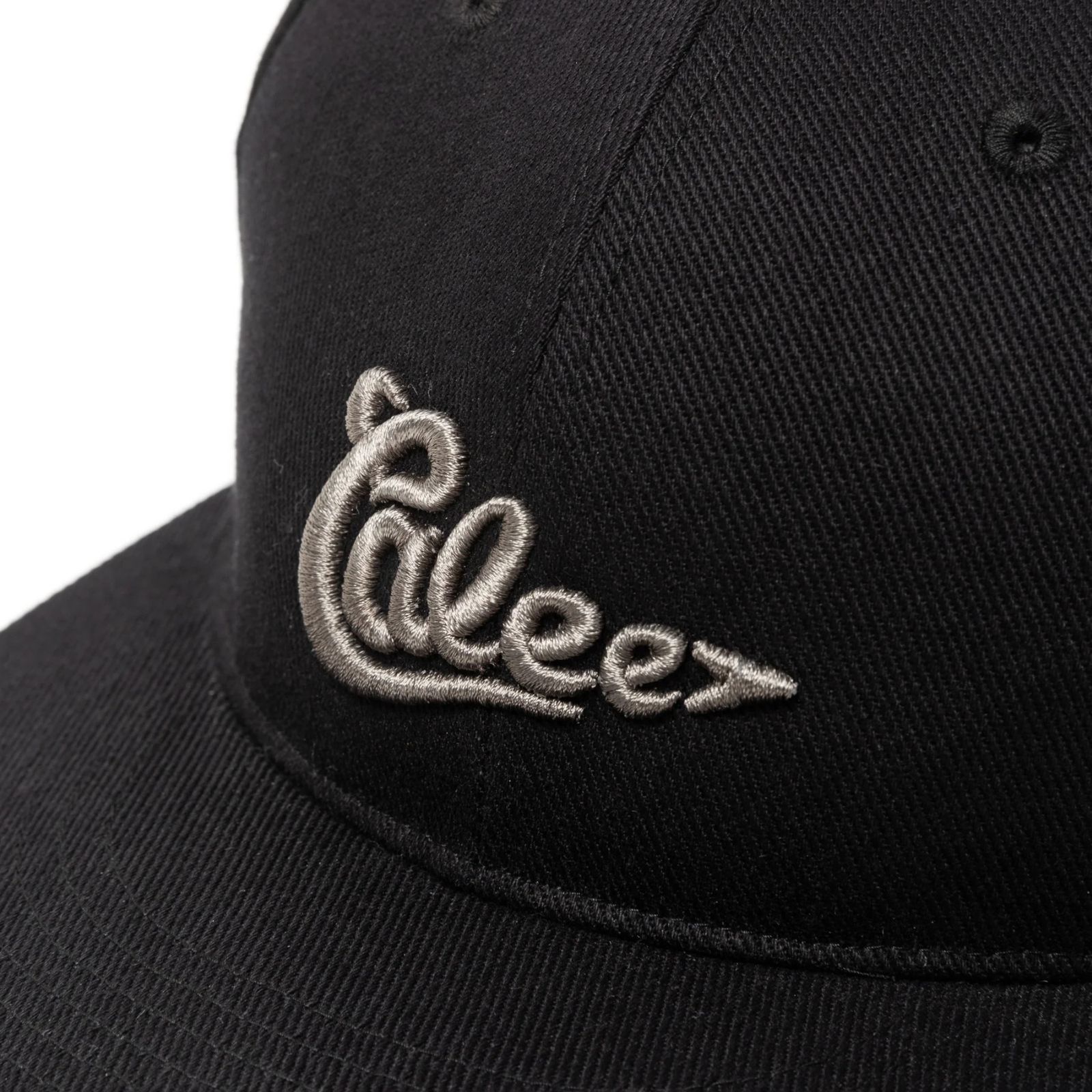 CALEE LOGO TWILL CAP (BLACK) / ツイル ベースボールキャップ