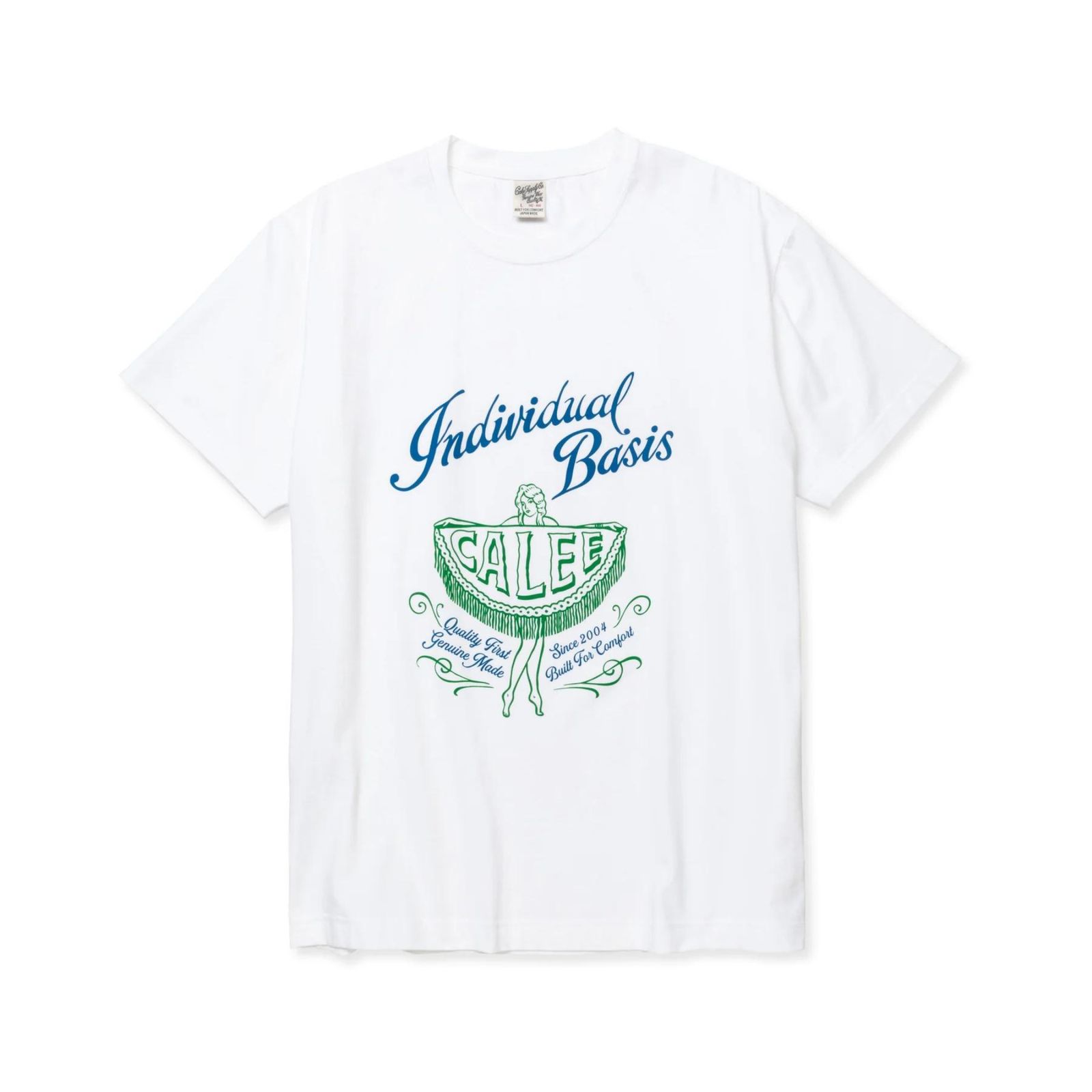 STRETCH SYNDICATE RETRO GIRL VINTAGE T-SHIRT ＜NATURALLY PAINT DESIGN＞ (WHITE) / プリントTシャツ