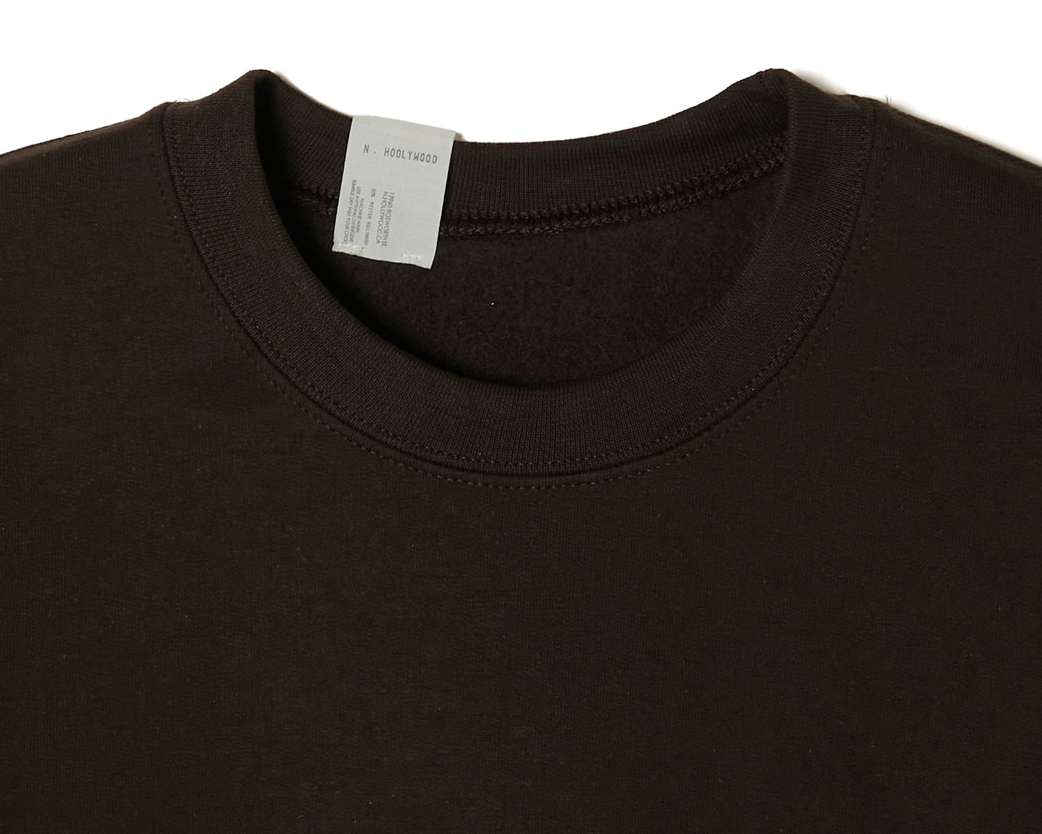CREWNECK SWEARTSHIRT （BROWN） / スクルーネック スウェット （ブラウン）