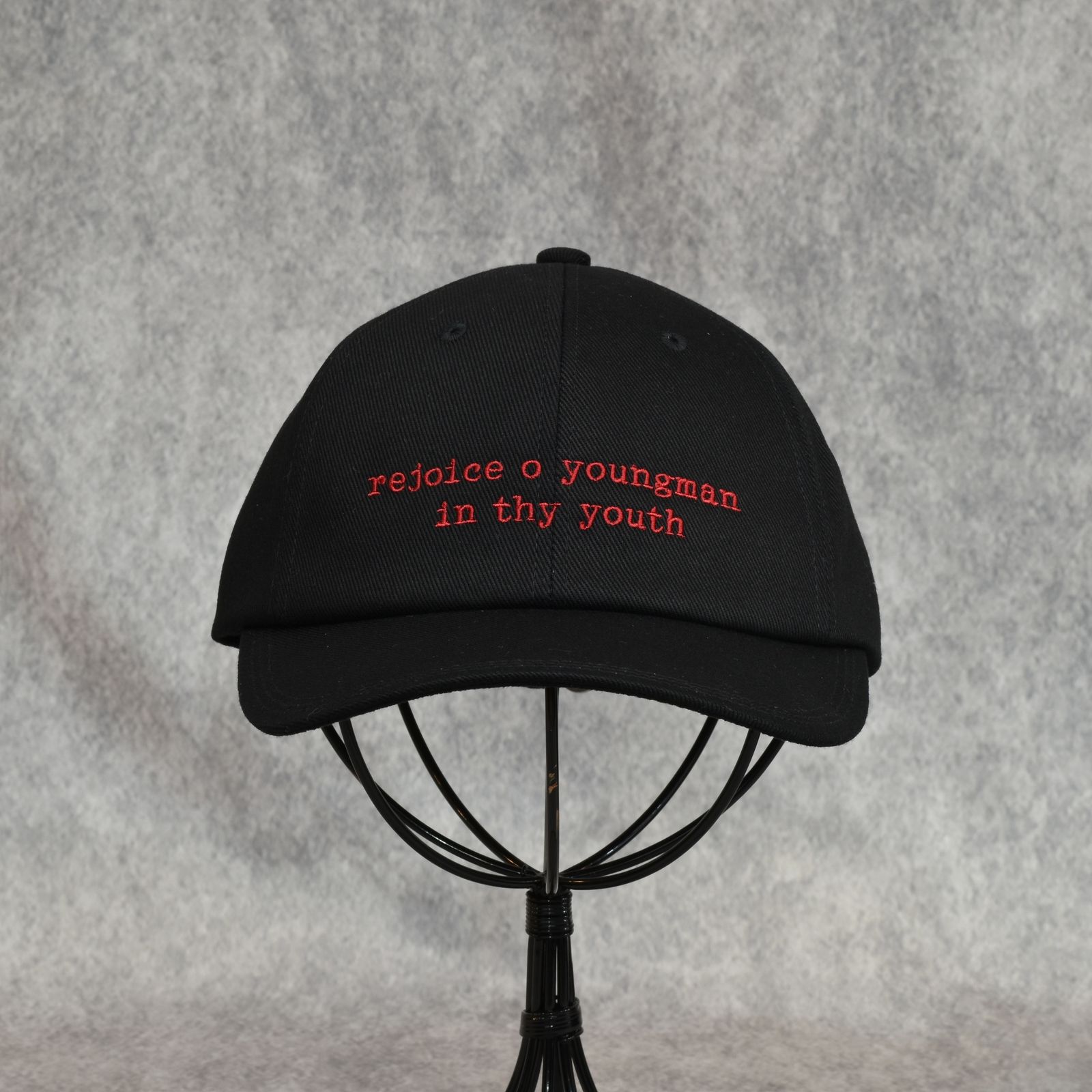 [OLD TESTAMENT] Curved Visor Cap "TRAPBOY" (BLACK)｜キャップ｜Y01018