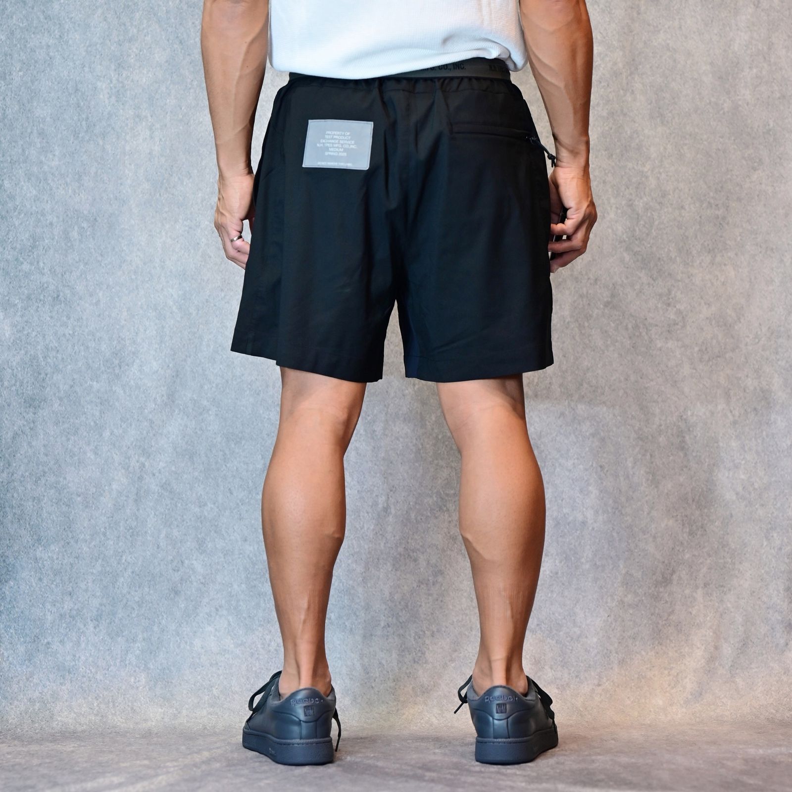 HALF PANTS （BLACK） / ハーフ ショーツ ショートパンツ （ブラック） 9251-CP52-001