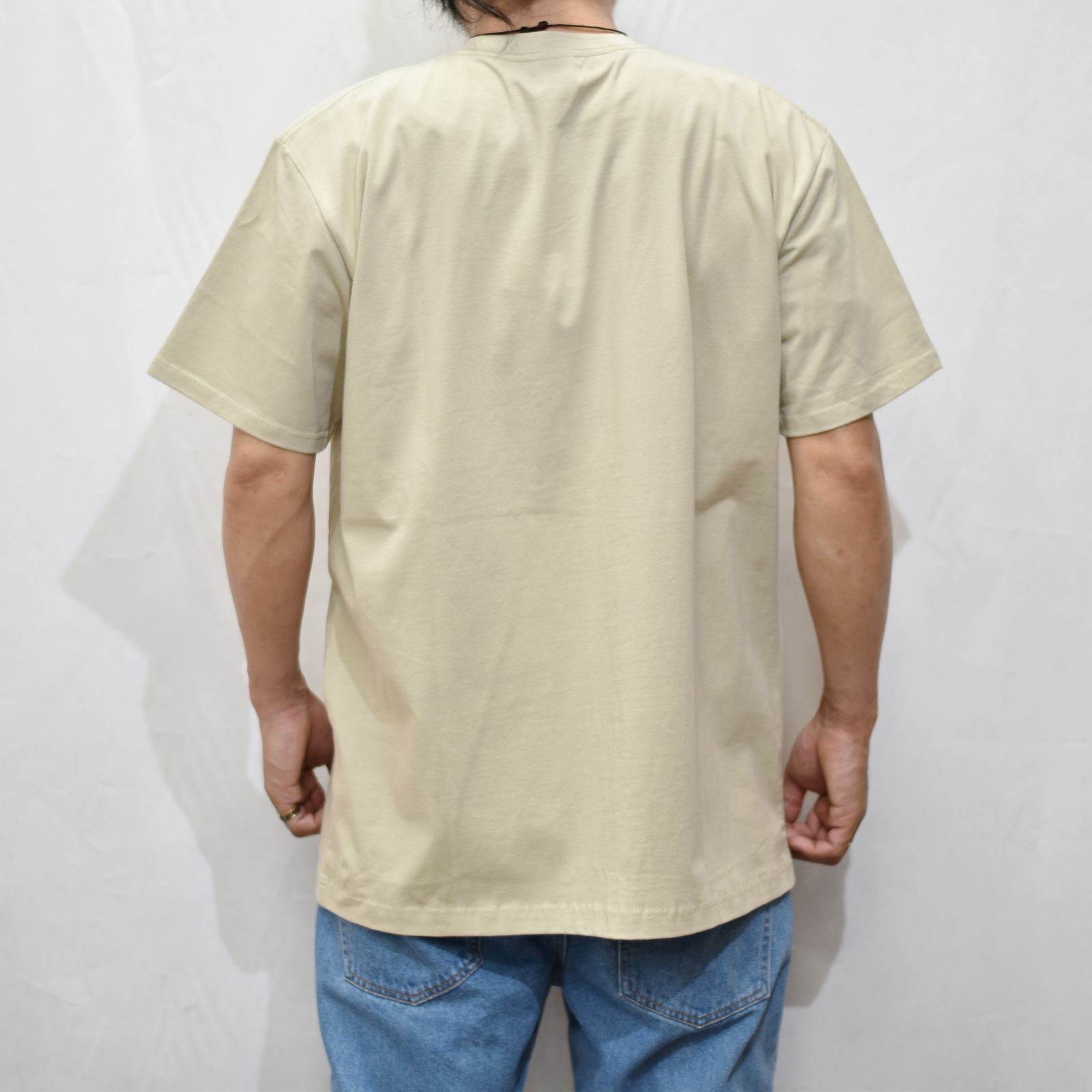 STRETCH SYNDICATE RETRO GIRL T‐SHIRT ＜NATURALLY PAINT DESIGN＞ (BEIGE)