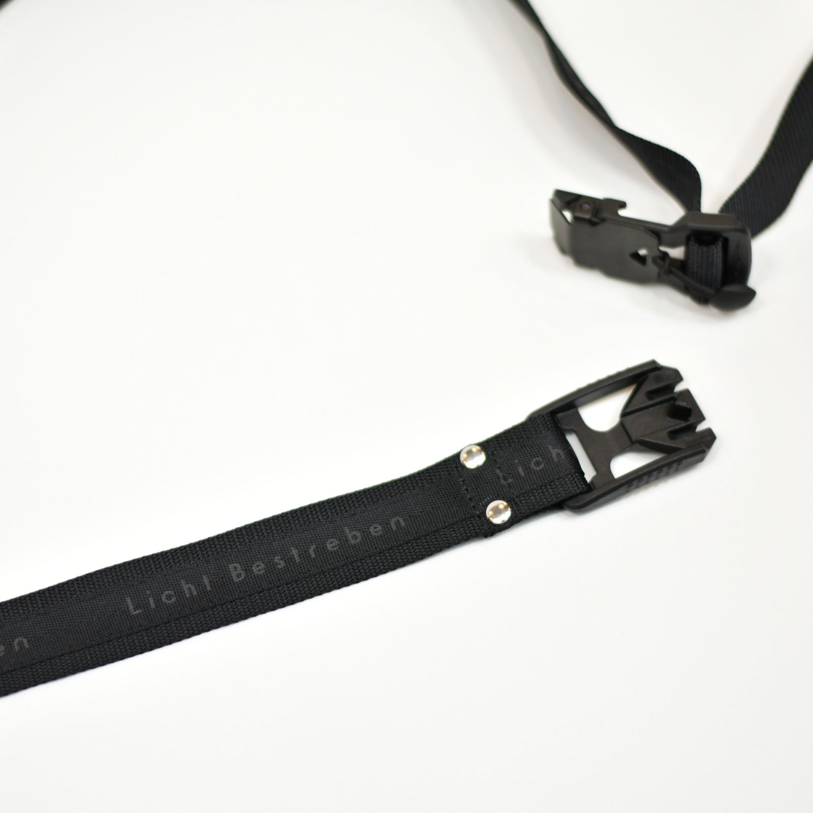 マグネットバックルロングベルト / LB22SS-AC01 (BLACK×BLACK)