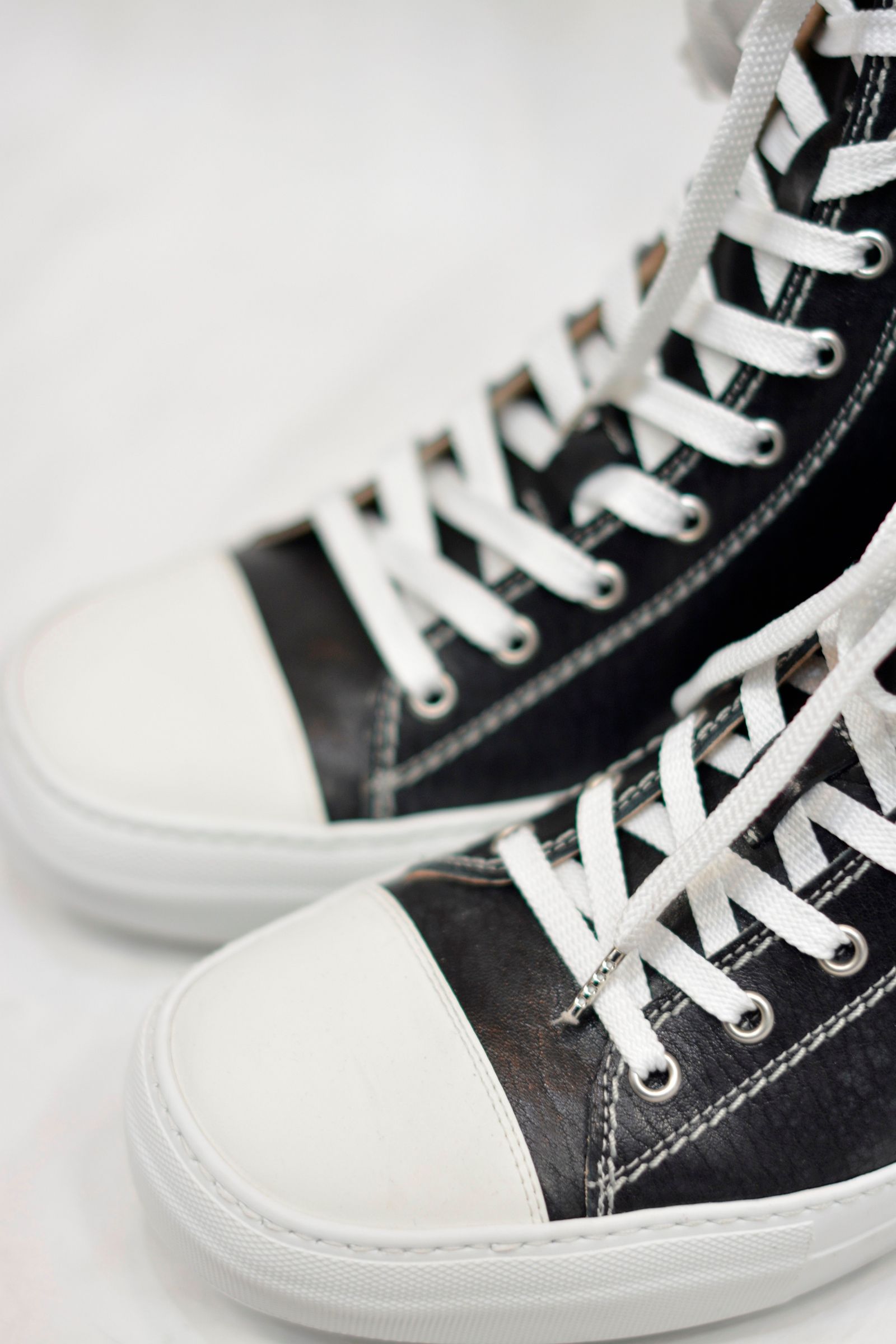 【chord 別注アイテム】 HORSE LEATHER EXTRA HI CUT SNEAKER SPAIRAL ZIP LINED