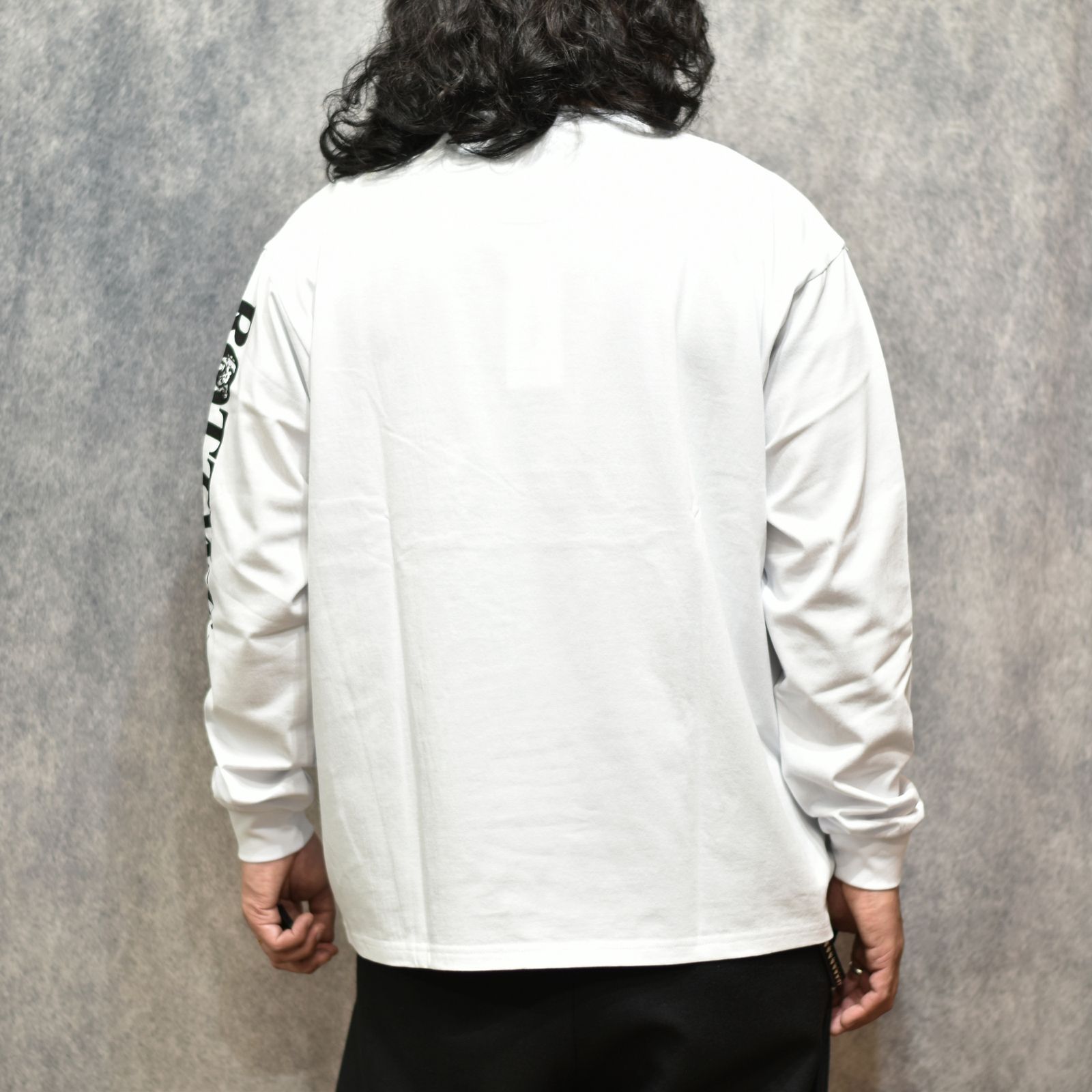 DOGRACE LS TEE （WHITE）｜ロングスリーブ プリントTシャツ｜RW26S0625