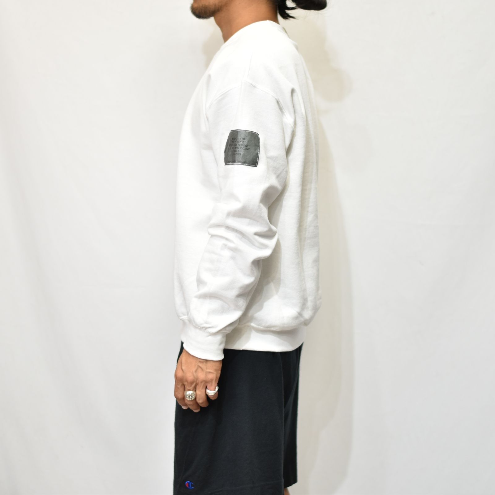 CREWNECK SWEARTSHIRT （WHITE） 裏毛トレーナー