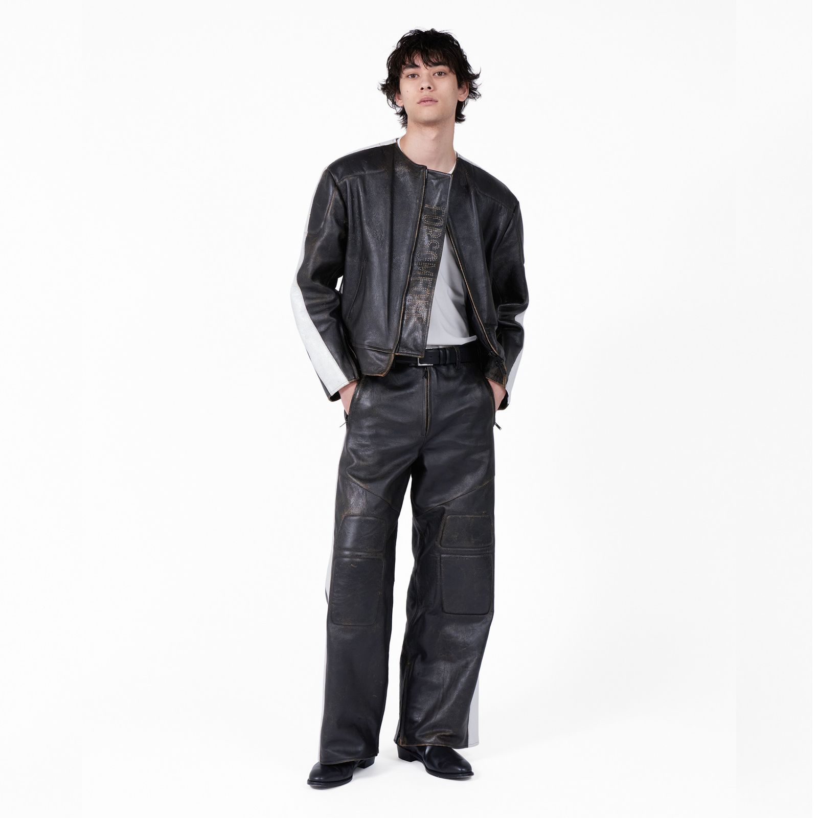 RACING PANTS LEATHER (BLACK) / レーシング レザーパンツ （ブラック）
