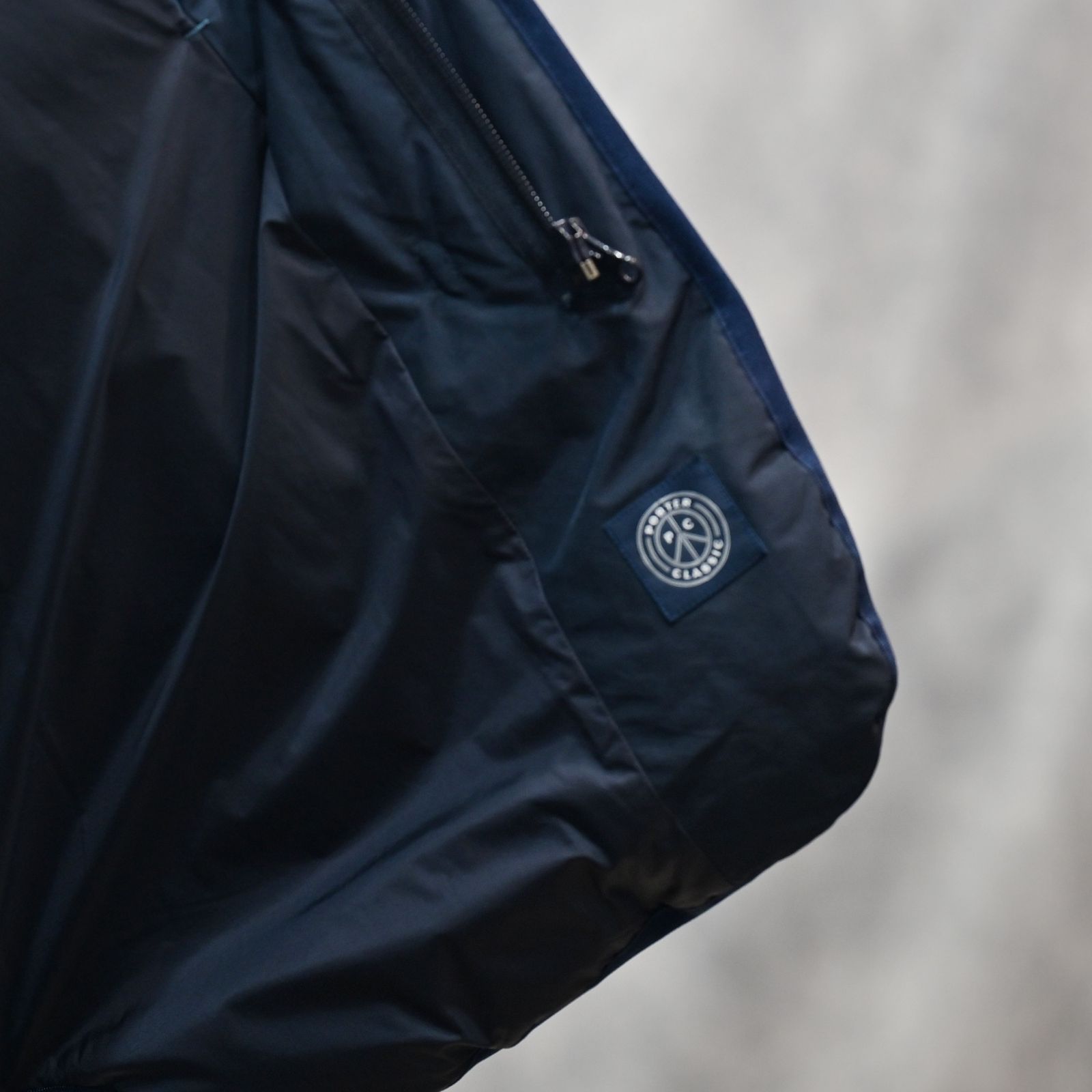WEATHER CHINESE DOWN JACKET （NAVY）｜チャイナ ダウンジャケット （ネイビー） PC-026-2441-41
