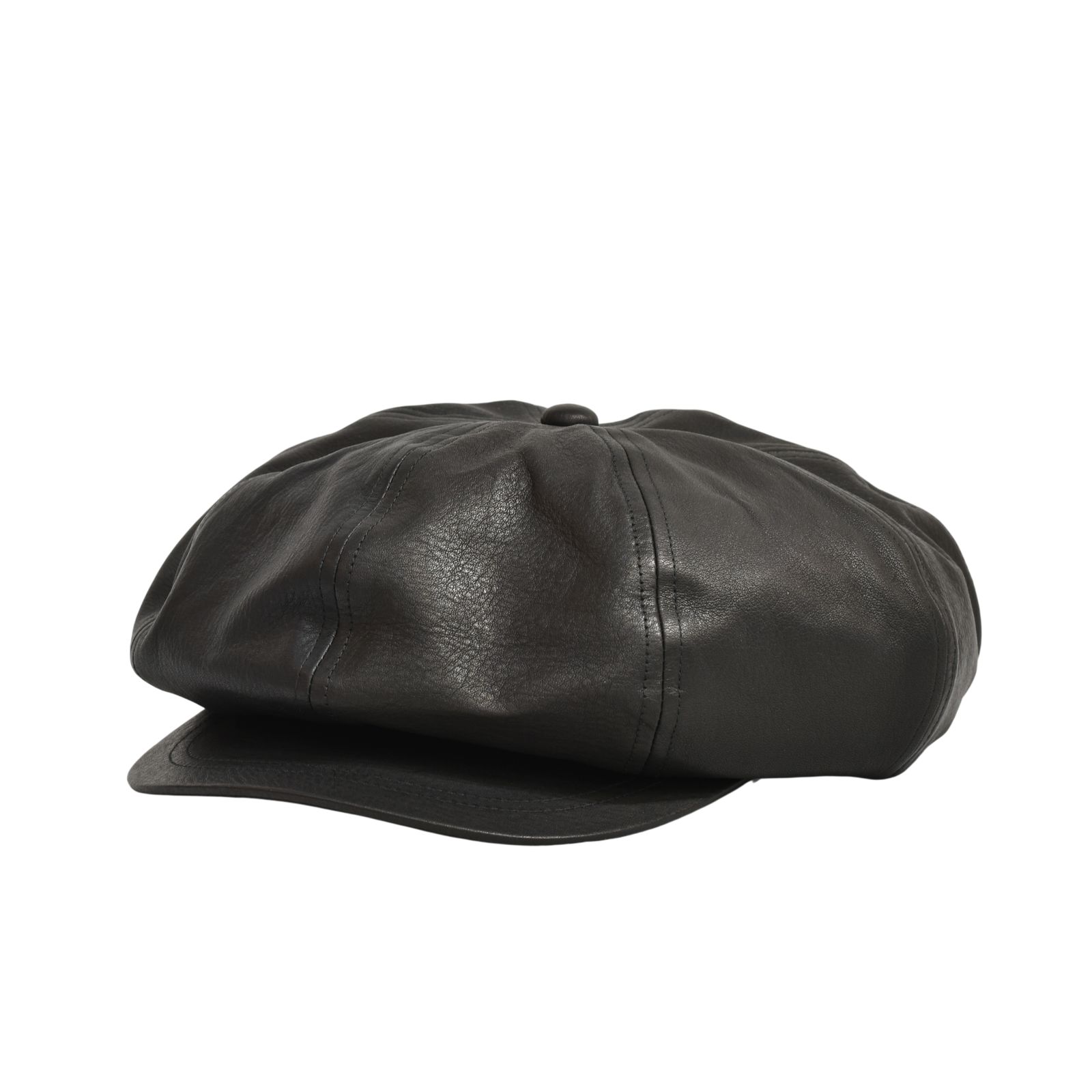 × ISAMU KATAYAMA BACKLASH｜FURNITURE LEATHER CASQUETTE （BLACK）｜ファニチャーレザー キャスケット｜HW-H15-786