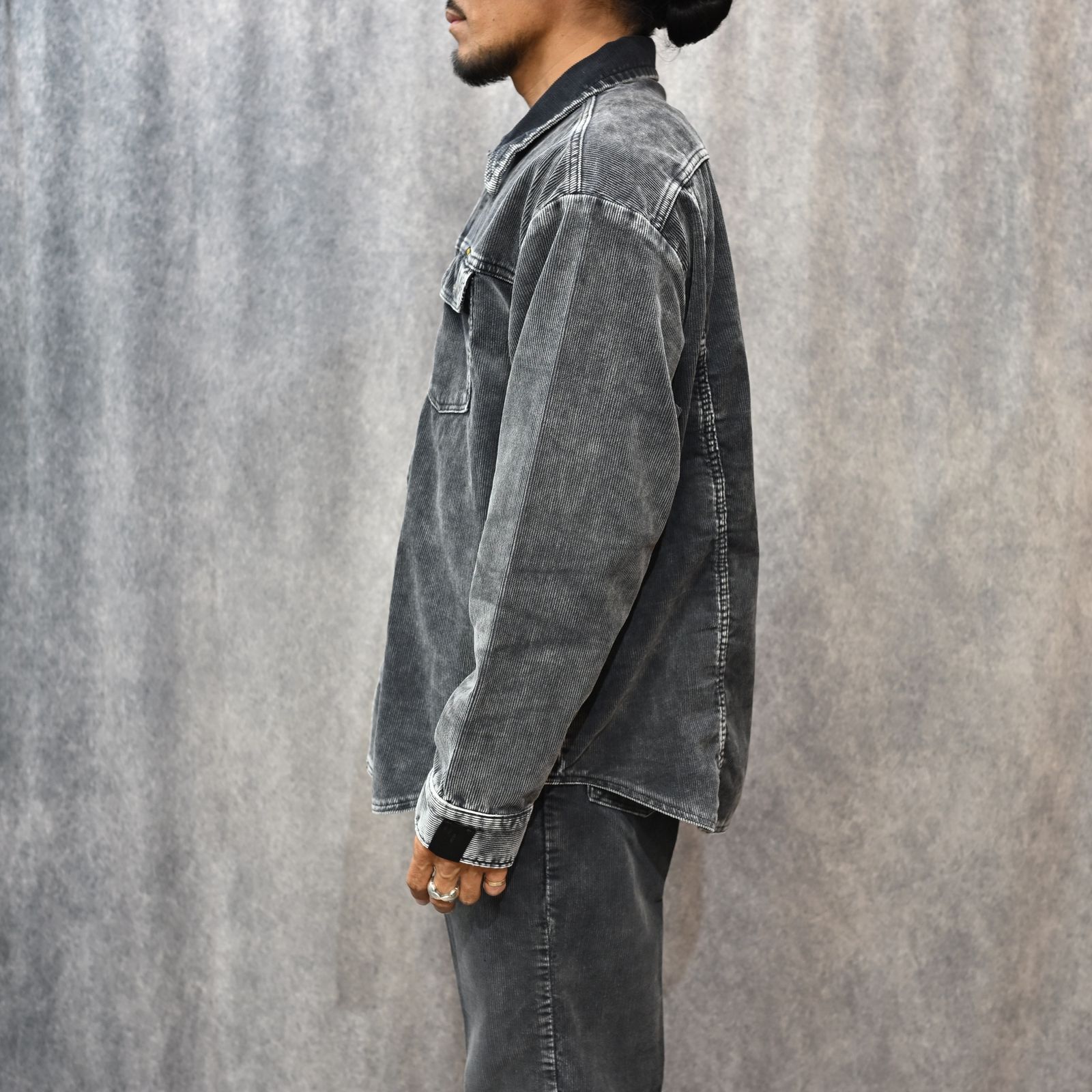 × Wrangler SHIRT （BLACK）｜× ラングラー コーデュロイシャツ｜6252-WR01
