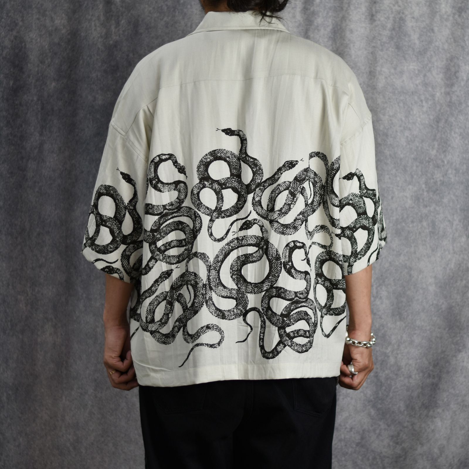 CALEE - 5 SLEEVES DROP SHOULDER SH (IVORY) / 5分袖 ドロップ