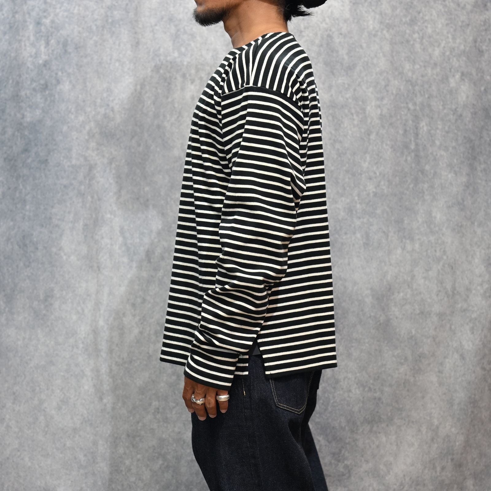 Marine Border Boatneck L/S T-SH （BLT）｜ボーダー ボートネック ロンT｜2509-4002