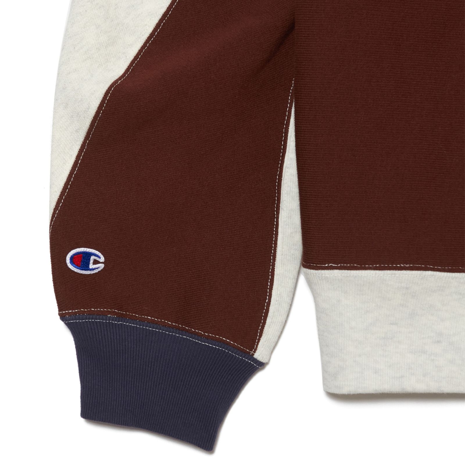 × Champion HOODED SWEATSHIRT  (OATMULE) - チャンピオン リバースウィーブ フーディー パーカー （オートミュール） / C8-A128