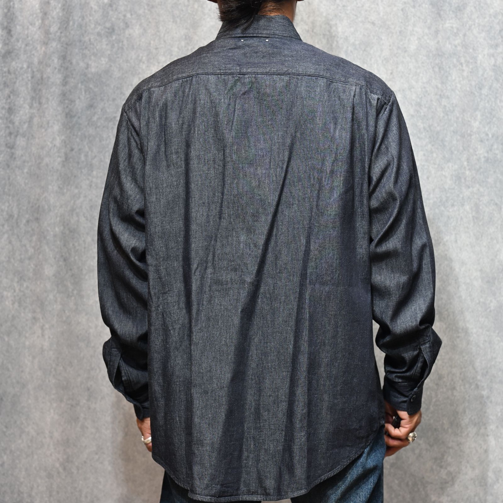 Denim Military SH （OWS） / デニムシャツ （インディゴ）｜2509-5001