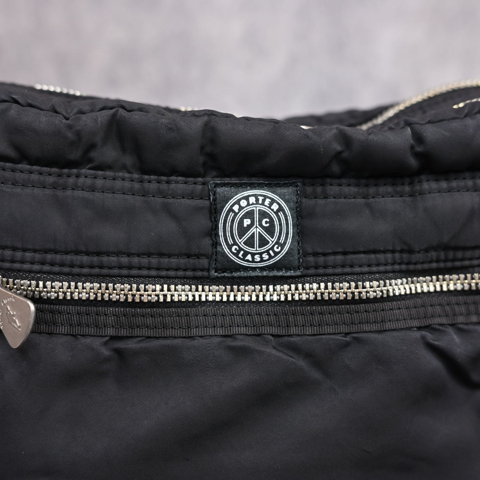 SUPER NYLON SIMPLE SHOULDER BAG (BLACK) / スーパーナイロン ショルダーバッグ （ブラック） PC-015-3075-10