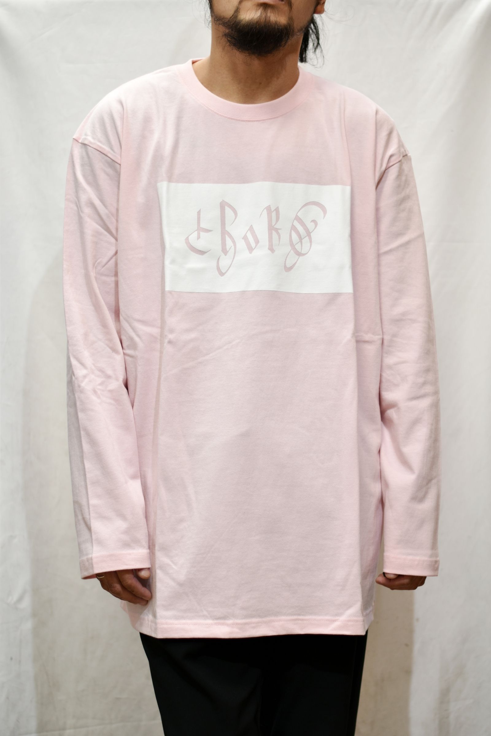chord ボックスロゴ L/S Tシャツ (PNK)
