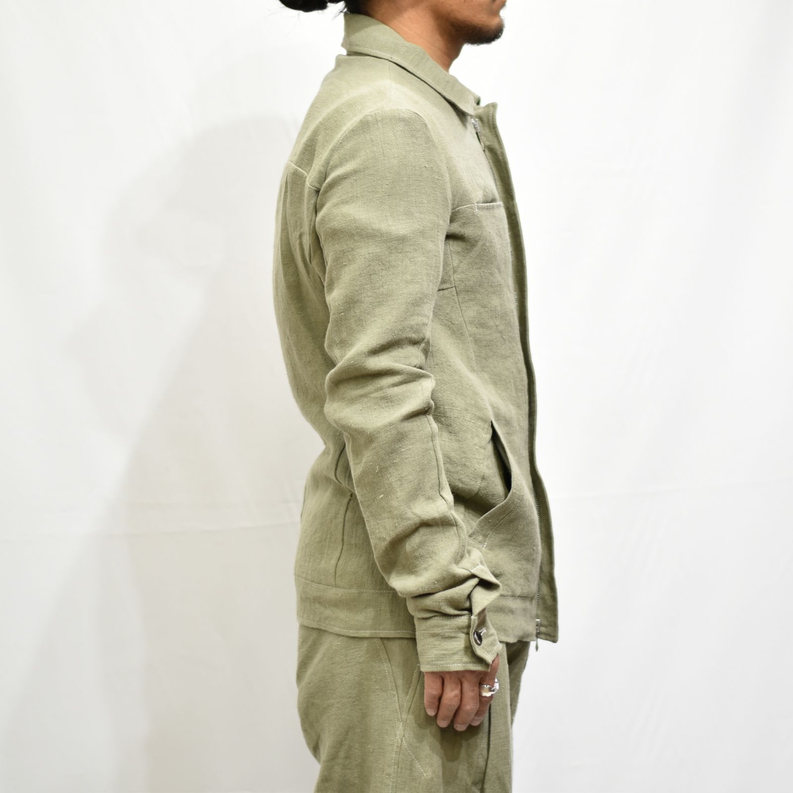 LINEN JEAN JAKET LINED 1/4 LINED JJ-1Z