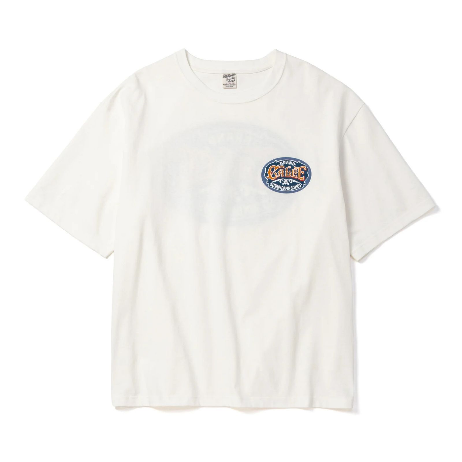 VINTAGE TYPE SIGNBOARD S/S TEE ＜NATURALLY PAINT DESIGN＞ (WHITE)｜プリントTシャツ｜CL-26AWNT001