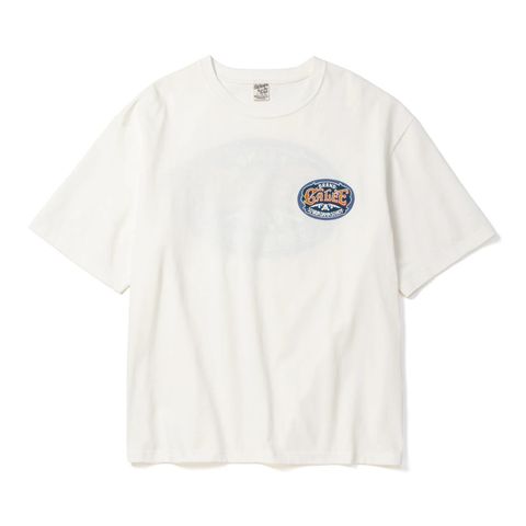 VINTAGE TYPE SIGNBOARD S/S TEE ＜NATURALLY PAINT DESIGN＞ (WHITE)｜プリントTシャツ｜CL-26AWNT001