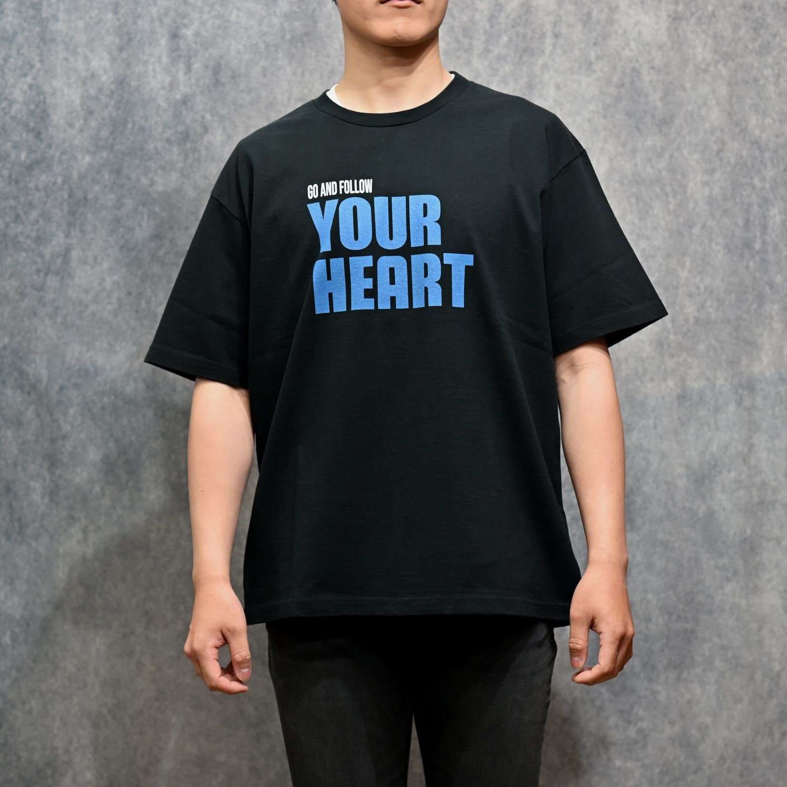 Go And Follow Your Tee （BLK） ｜プリントTシャツ (ブラック)｜2604-4003